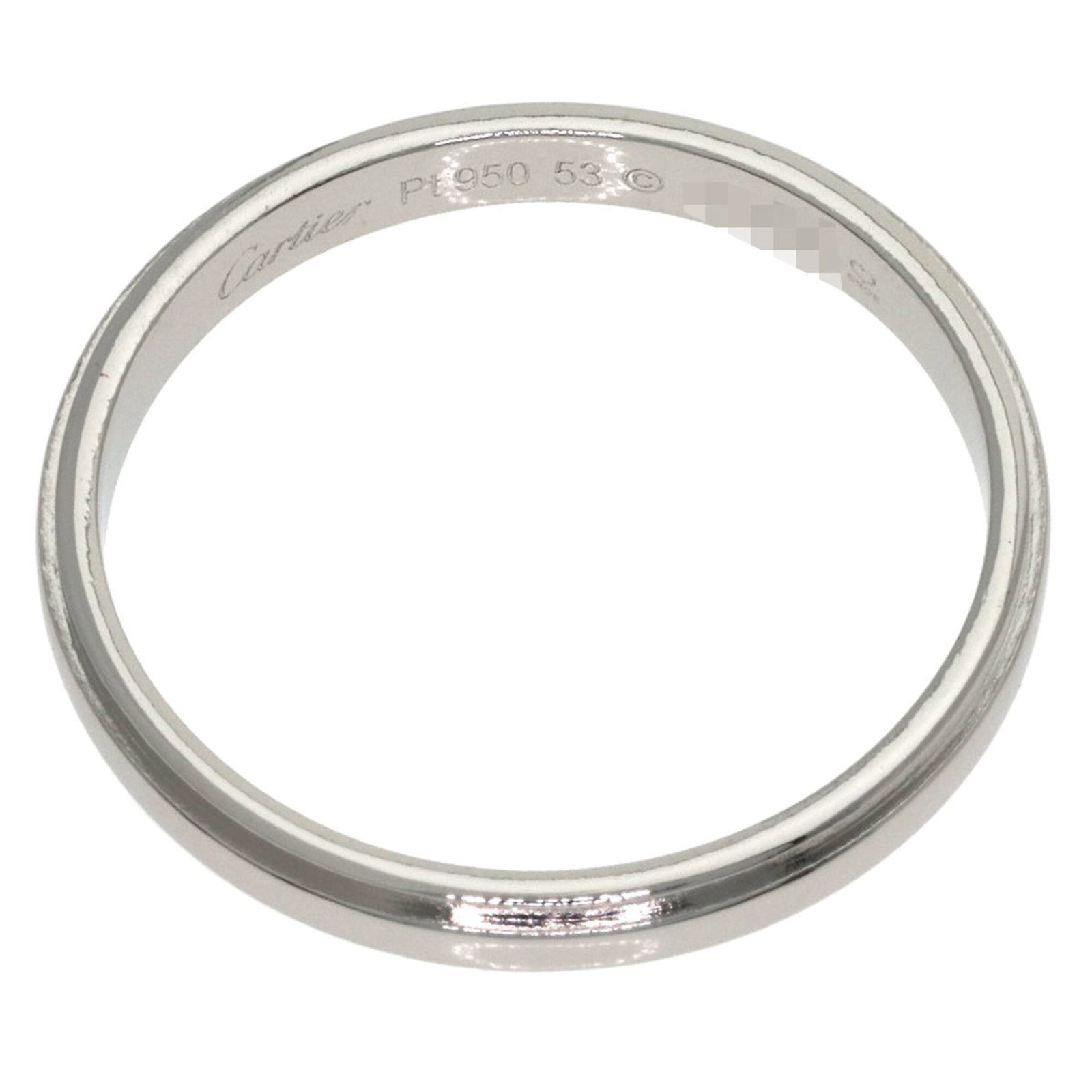 Platinum Wedding Ring Cartier - 4