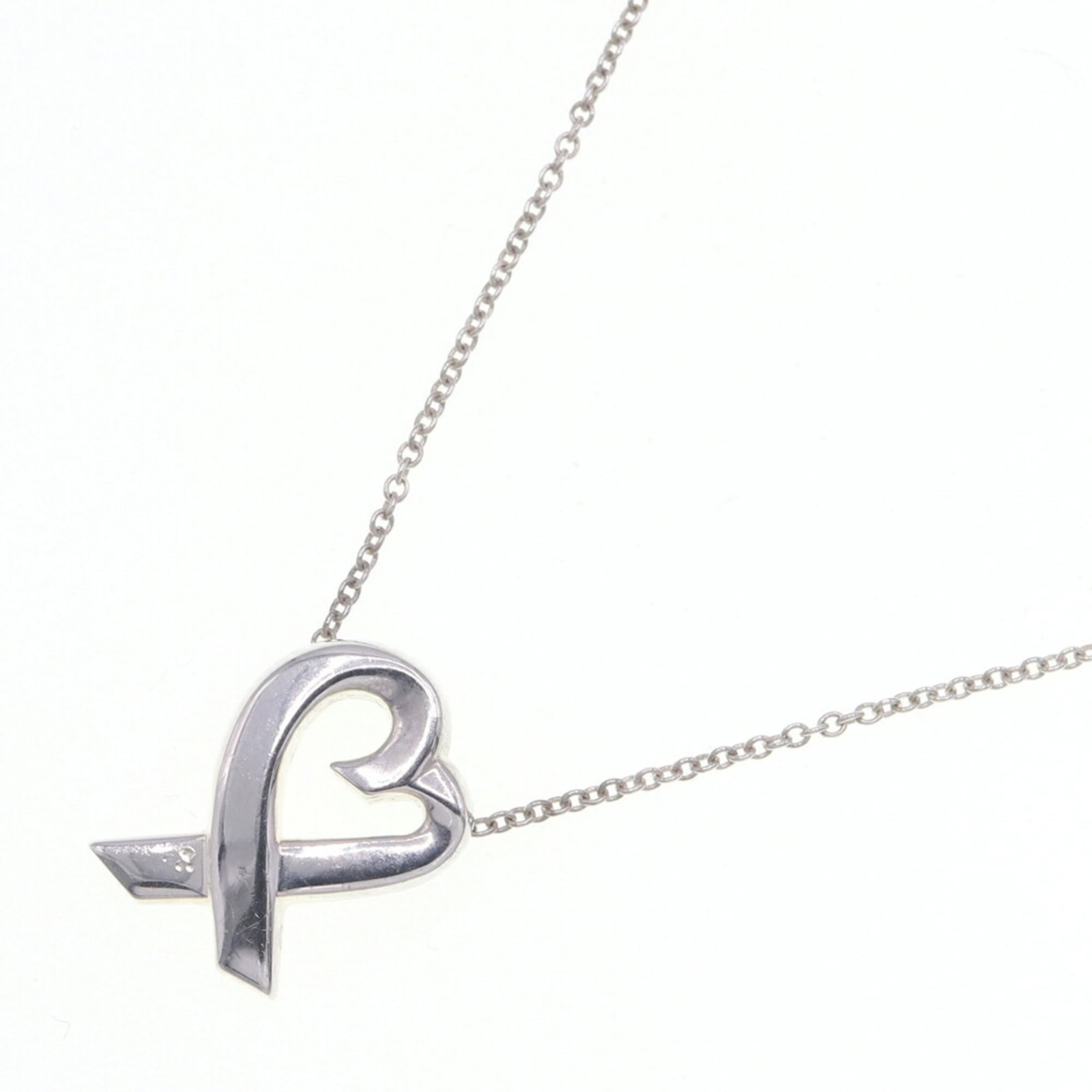 Tiffany Necklace Paloma Picasso Loving Heart Sv Sterling Silver 925 Pendant Choker Women'S Tiffany: Tiffany Necklace Paloma Picasso Loving Heart Sv Sterling Silver 925 Pendant Choker Women'S Tiffany Sterling silver 925 pendant choker featuring the iconic Loving Heart design by Paloma Picasso,