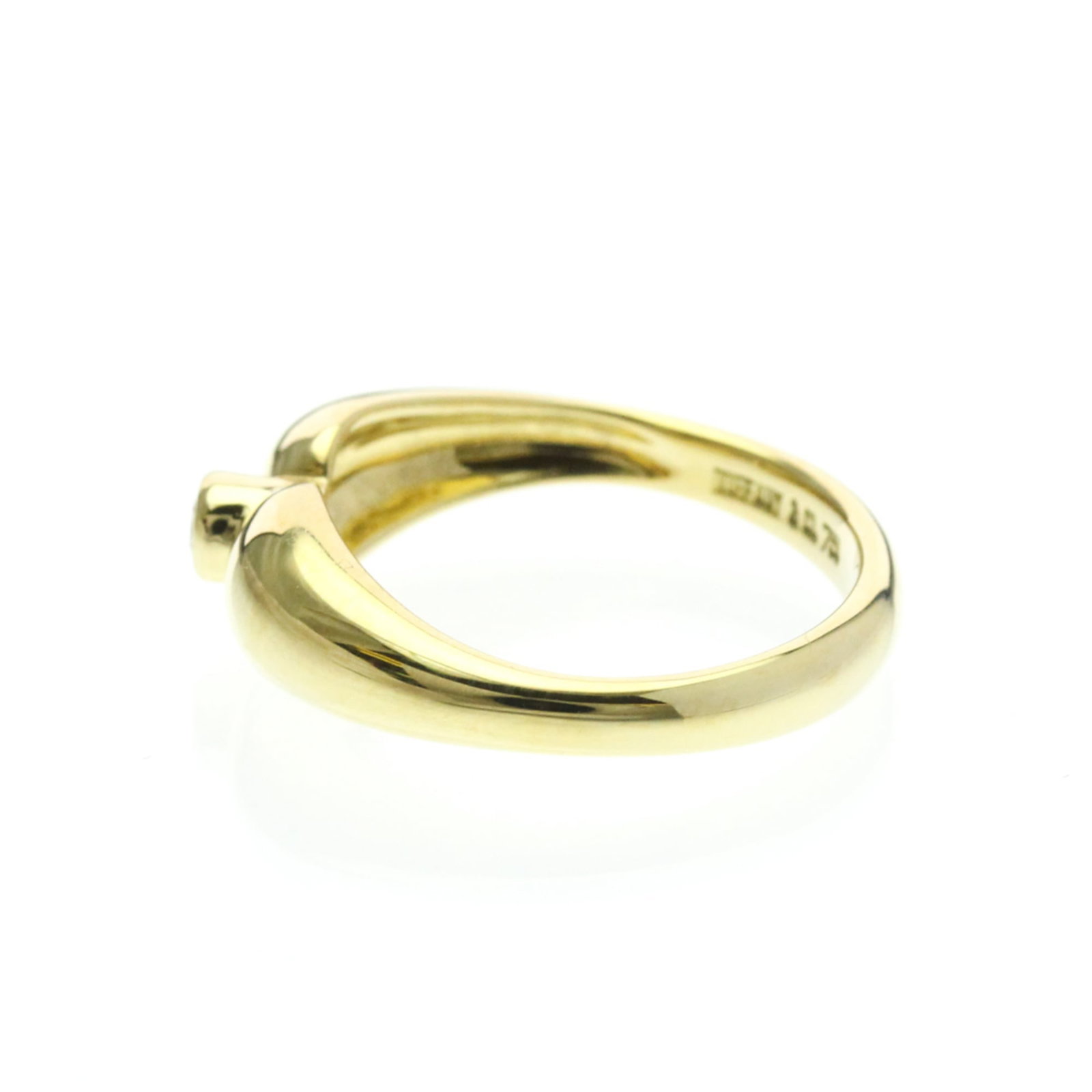 Tiffany gold ring band yellow - 2