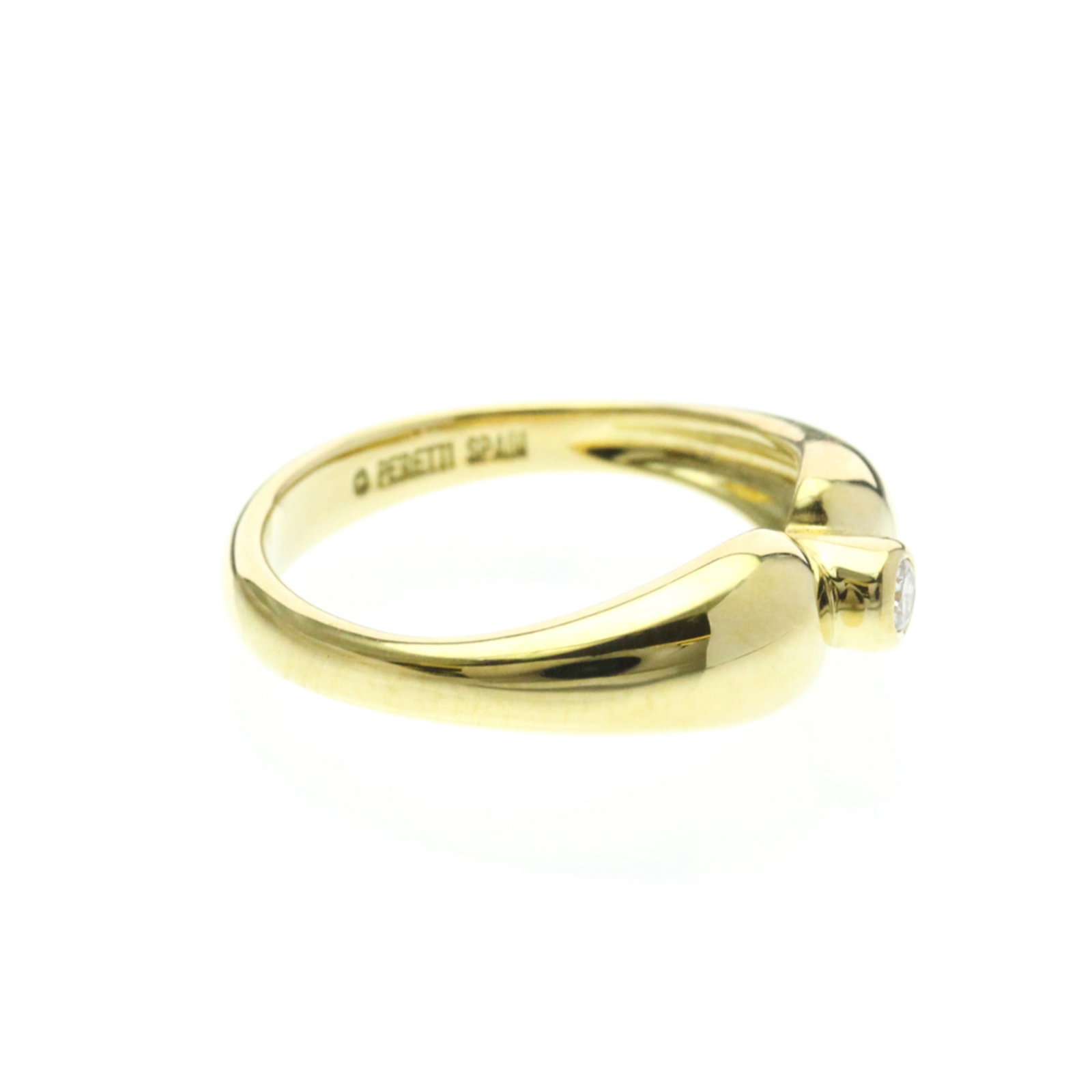 Tiffany gold ring band yellow - 4