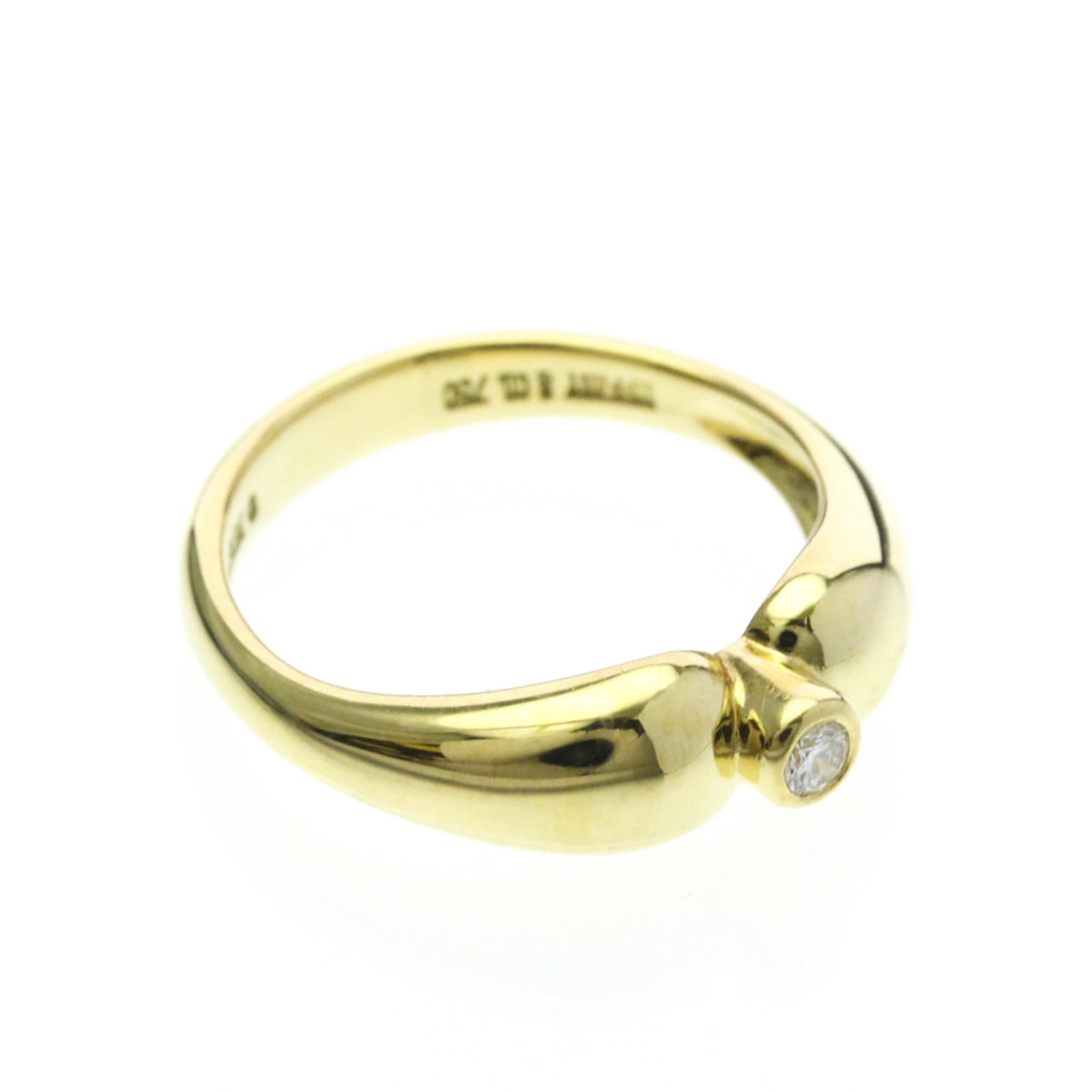 Tiffany gold ring band yellow - 9