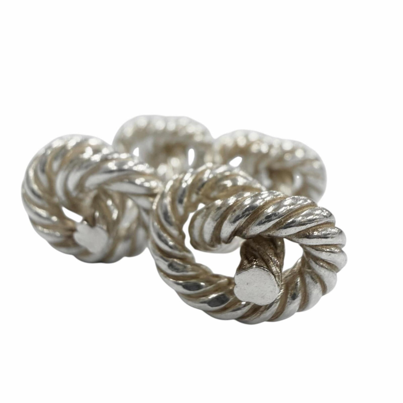 Hermes Cufflinks Silver 925 (1 of 4)