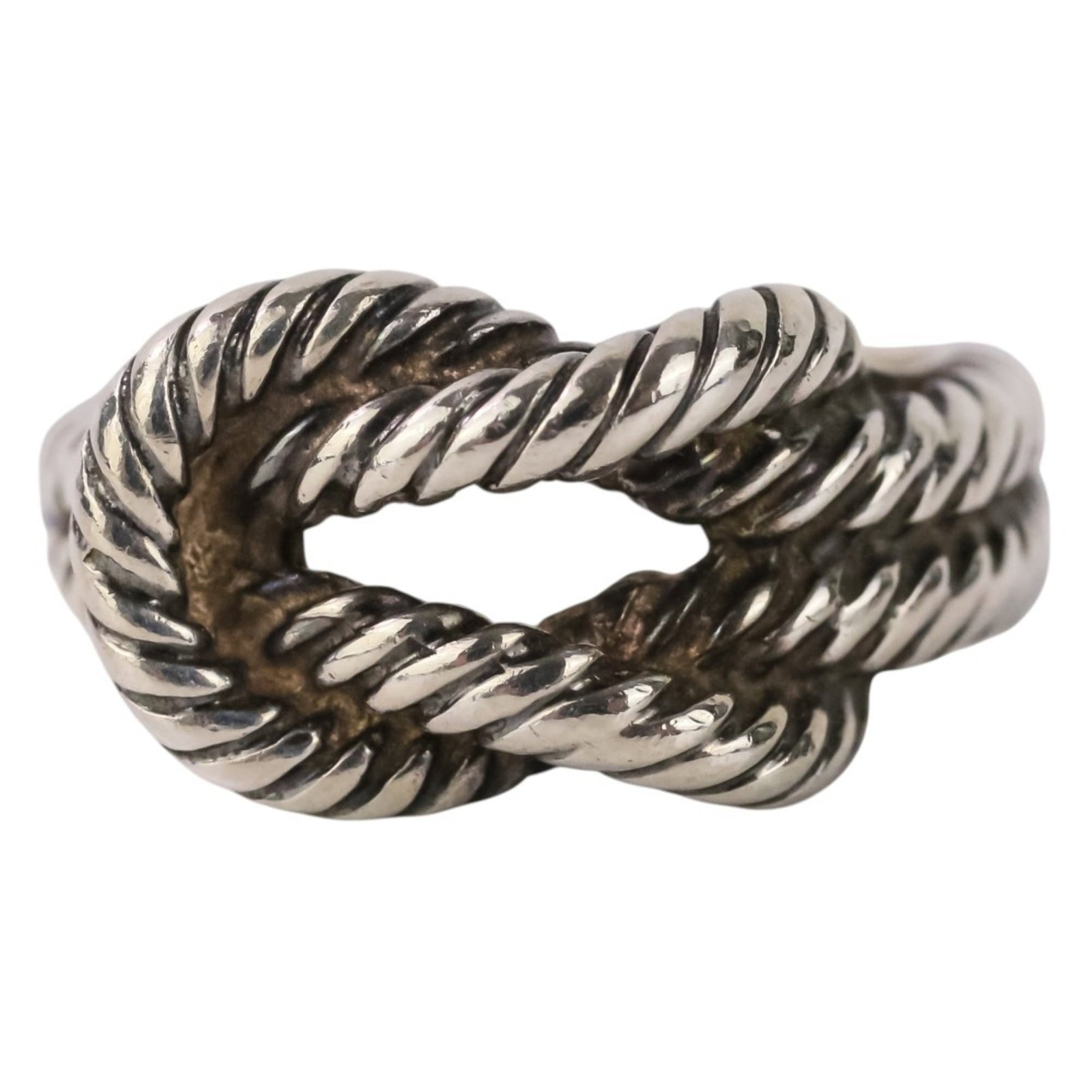 Silver Ring Band Hermes 925 - 2