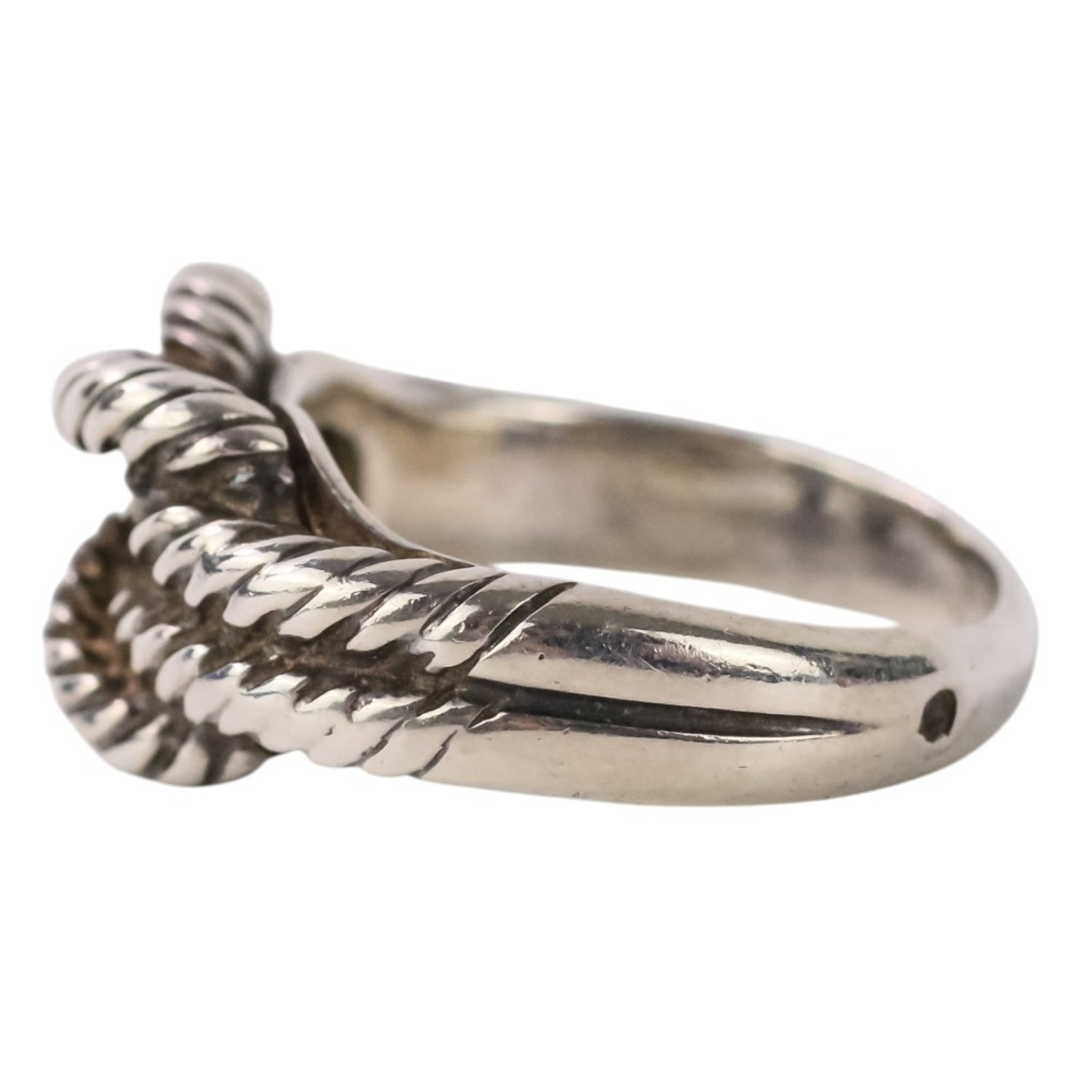 Silver Ring Band Hermes 925 - 3