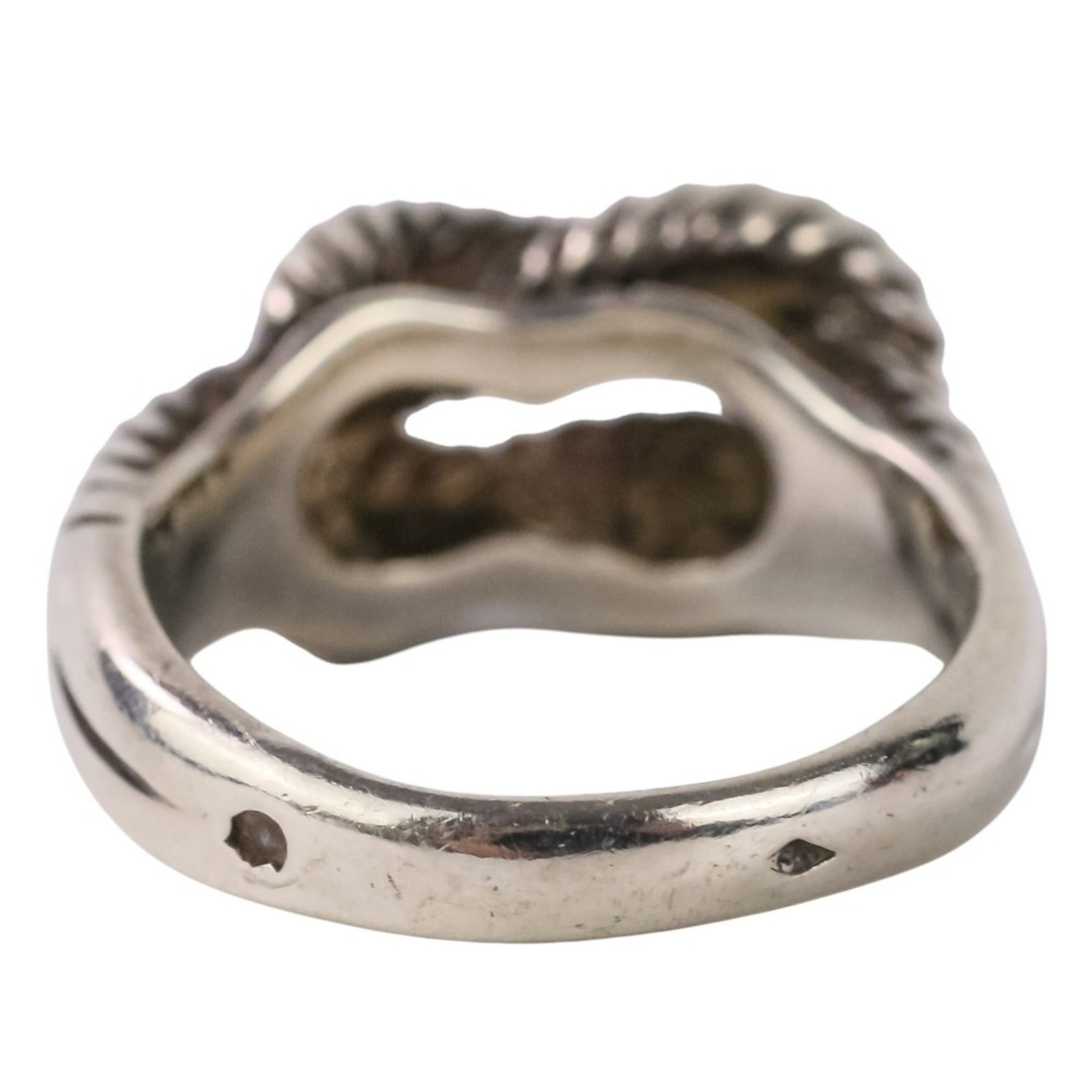 Silver Ring Band Hermes 925 - 4