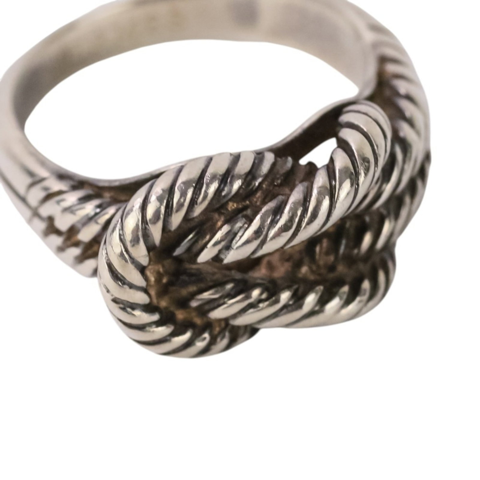 Silver Ring Band Hermes 925 - 6