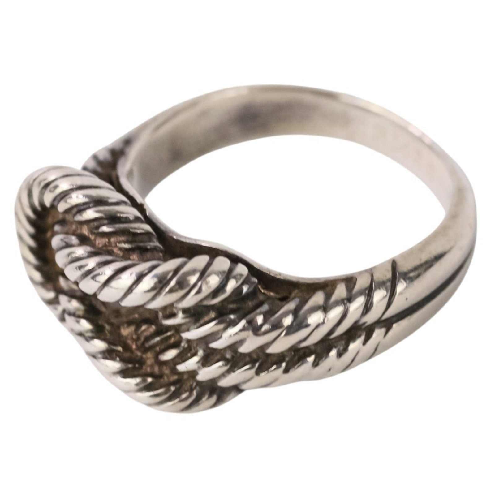 Silver Ring Band Hermes 925 - 7
