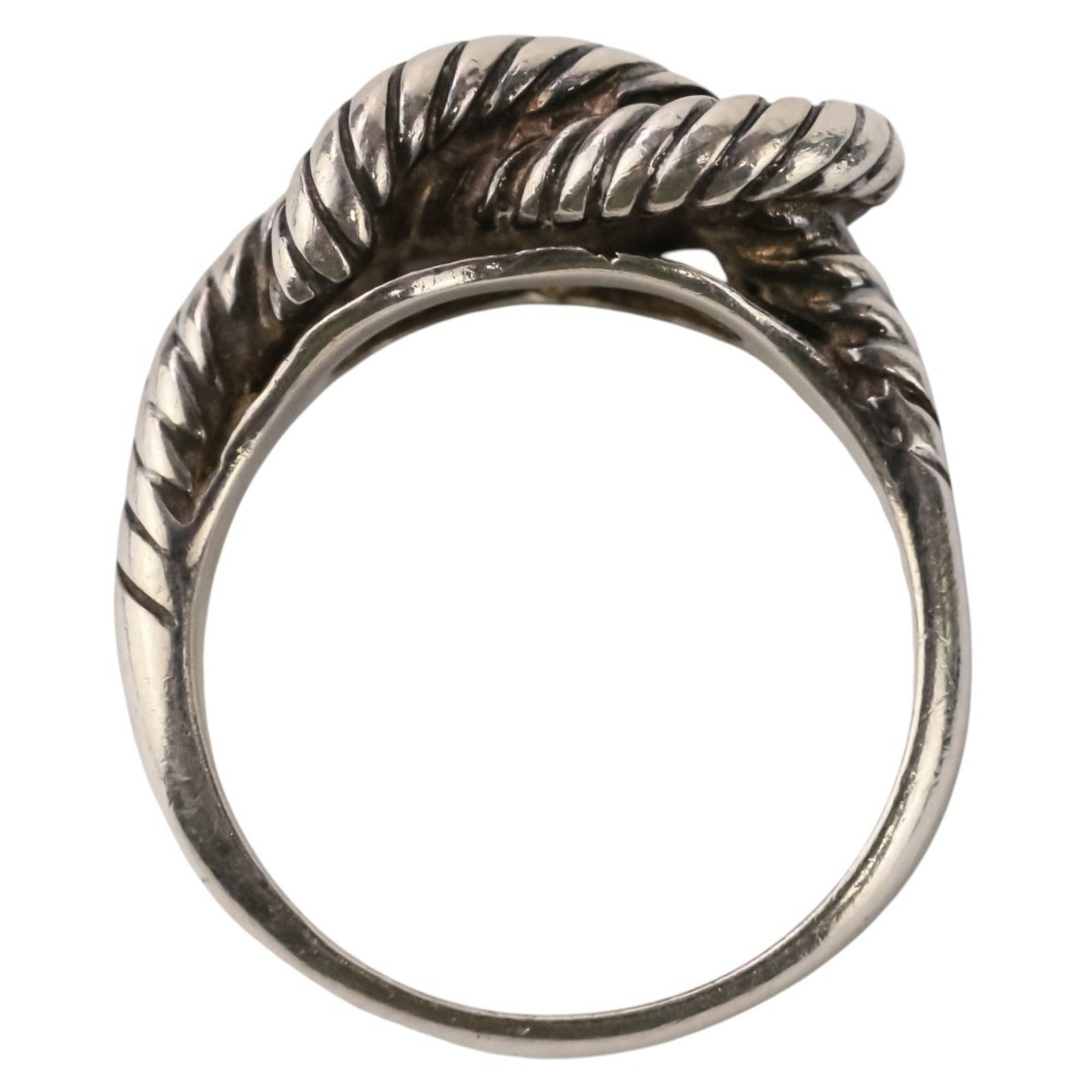 Silver Ring Band Hermes 925 - 9