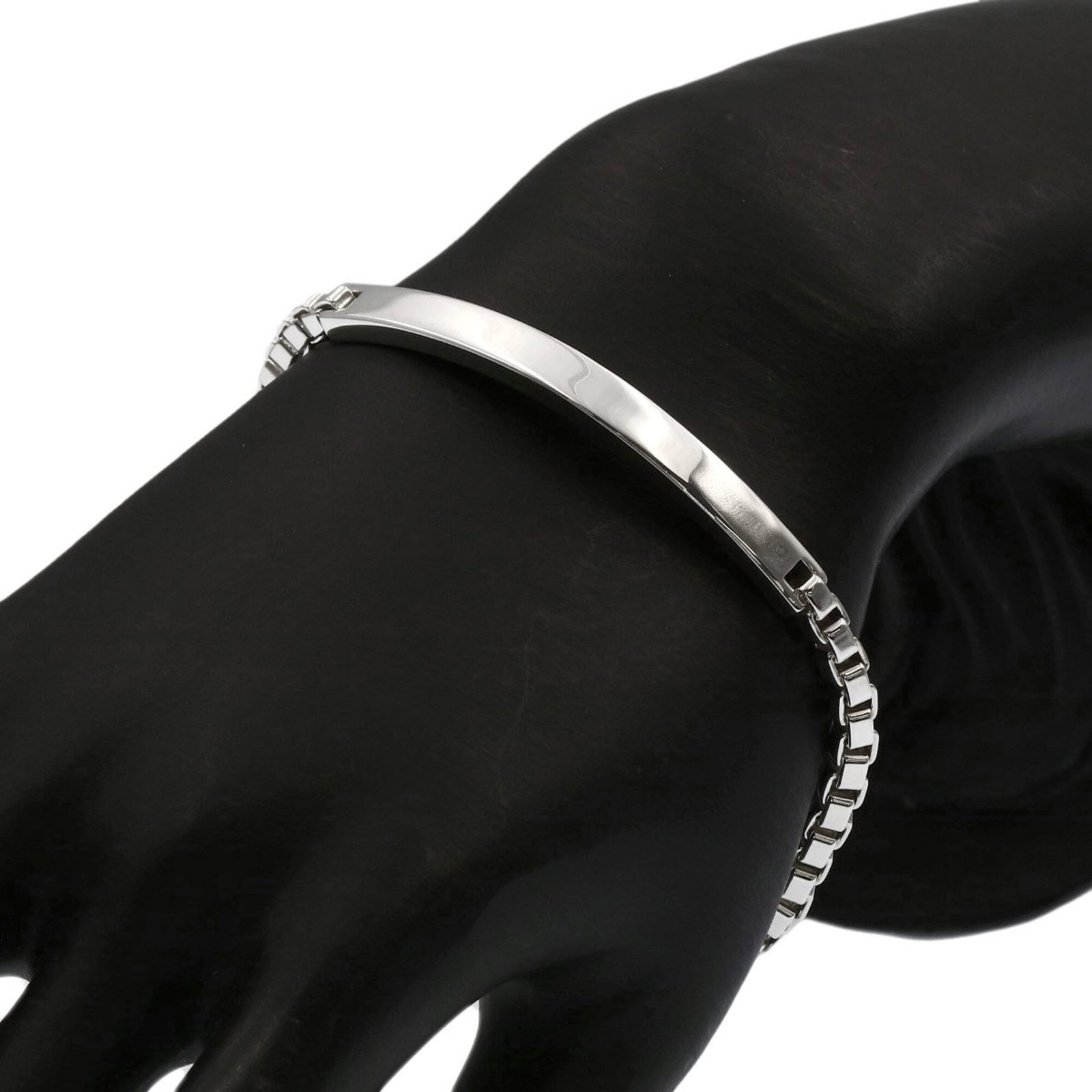 Silver Tiffany Identification Bracelet - 5
