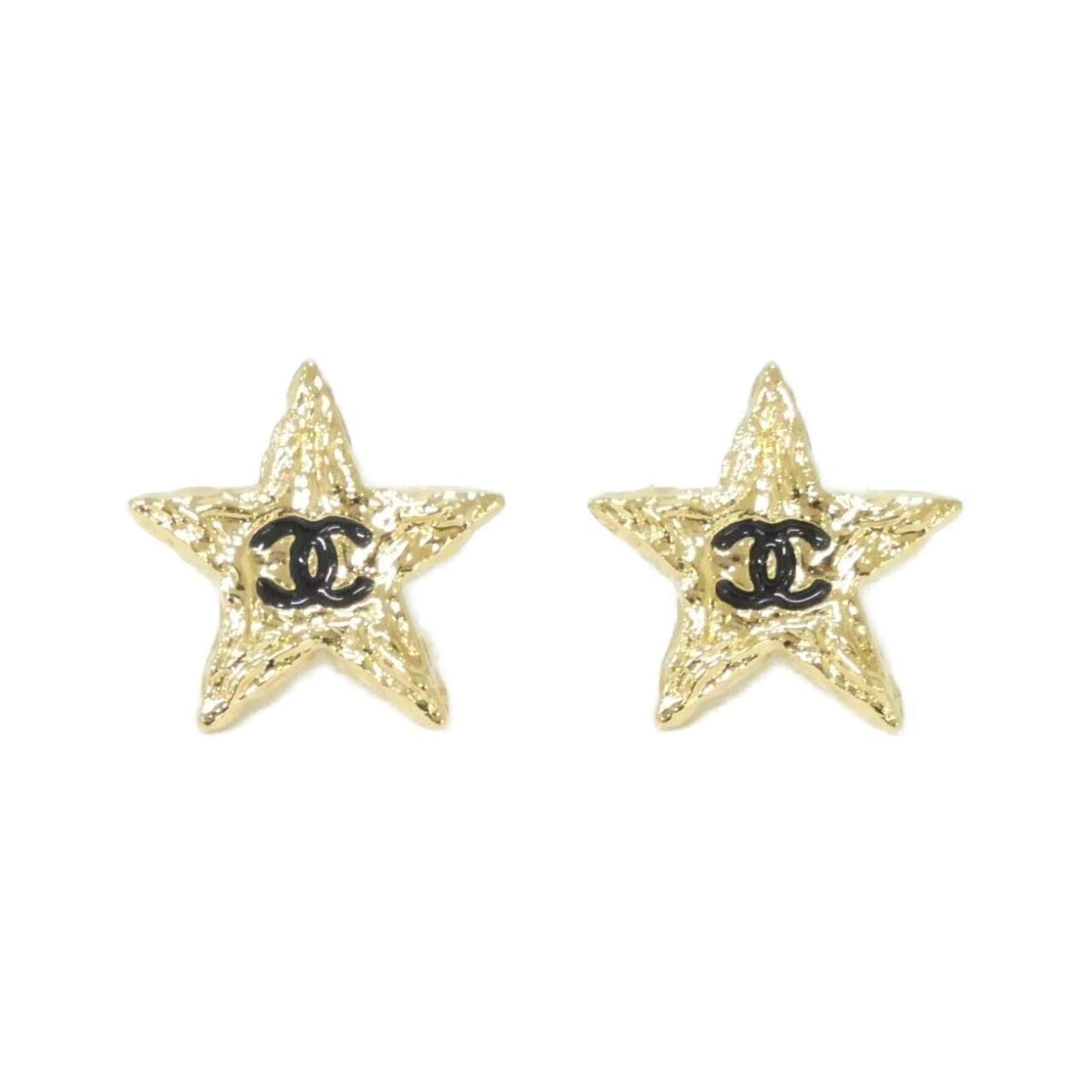 Chanel Stud Earrings: Chanel Stud Earrings Stud earrings with a sleek black finish, measuring 2.00mm in diameter. These understated earrings are characterized by their simple design and precise dimensions. Item Specifics: