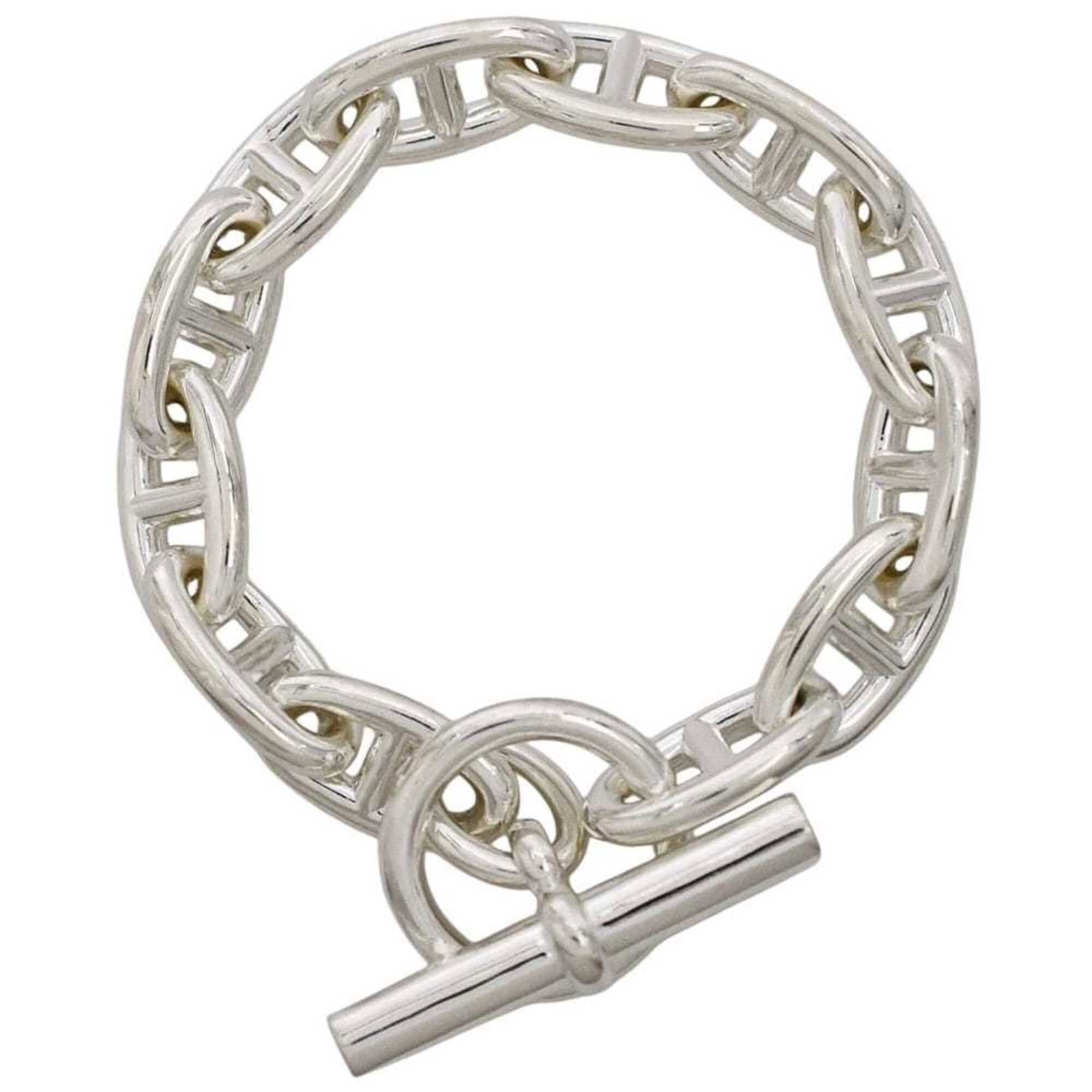 Charm Bracelet Silver 925 by Hermes: Charm Bracelet Silver 925 by Hermes Silver 925 by Hermes Charm Bracelet, a sleek and sophisticated accessory featuring the iconic brand's signature style. This elegant charm bracelet boasts a length