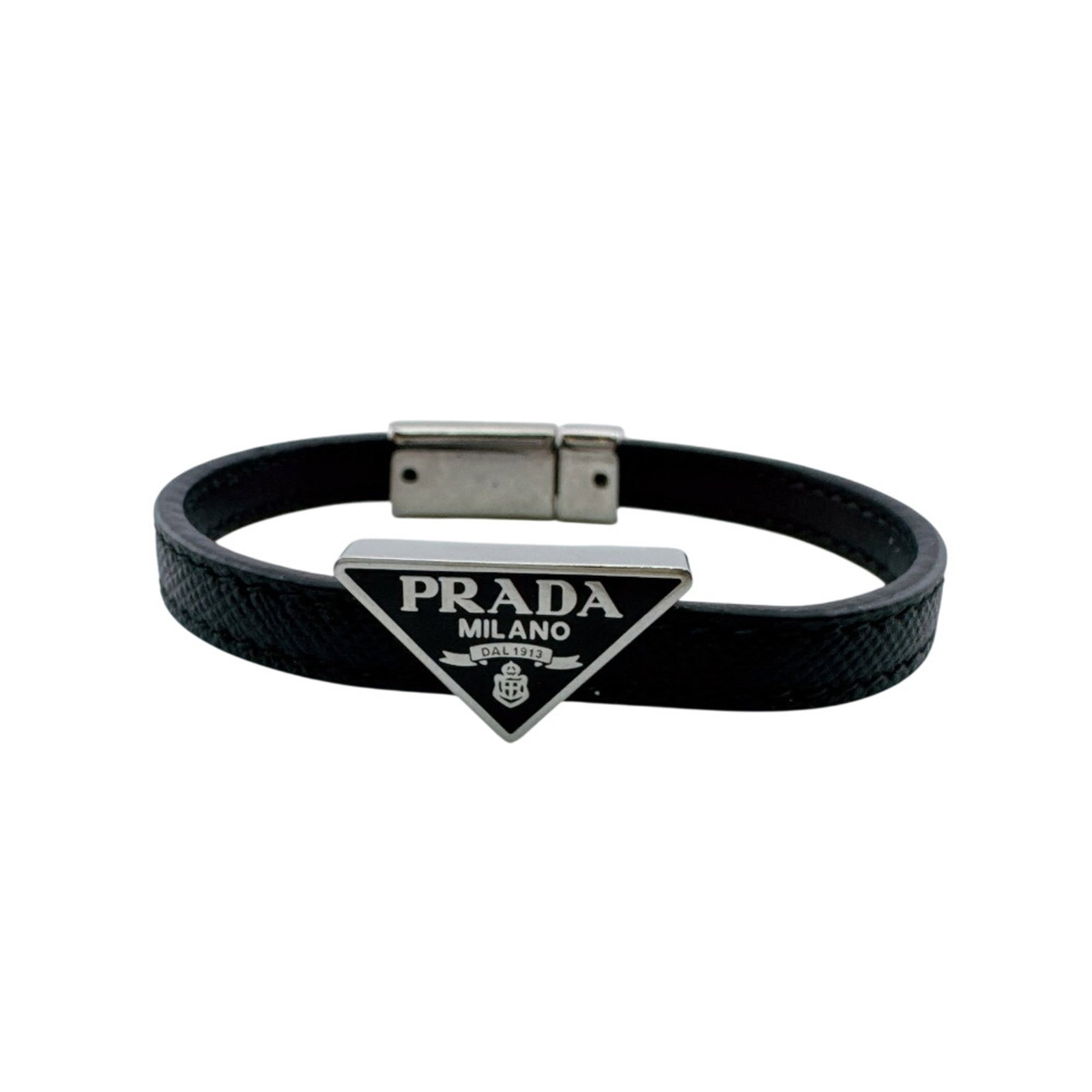 Charm Leather Prada Bracelet - 2