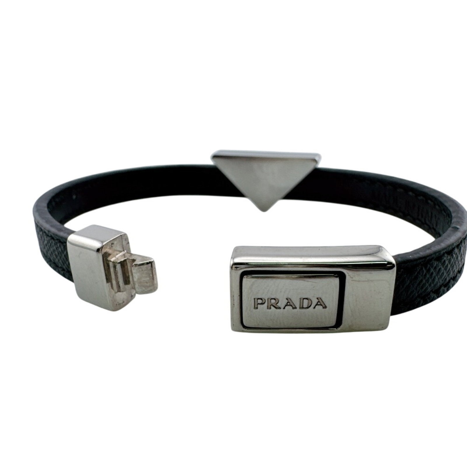 Charm Leather Prada Bracelet - 5