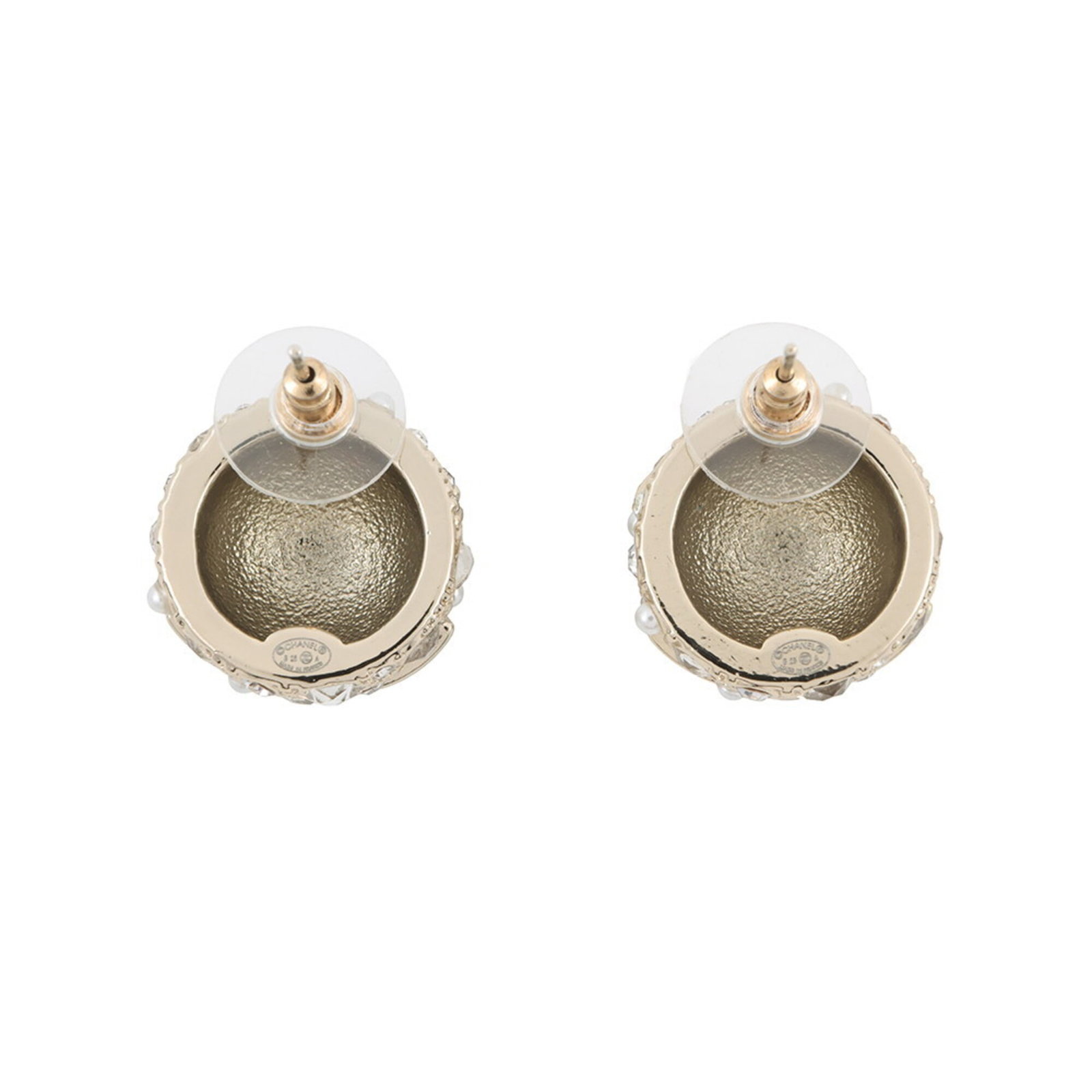 Chanel Stud Earrings Gold Plating - 3