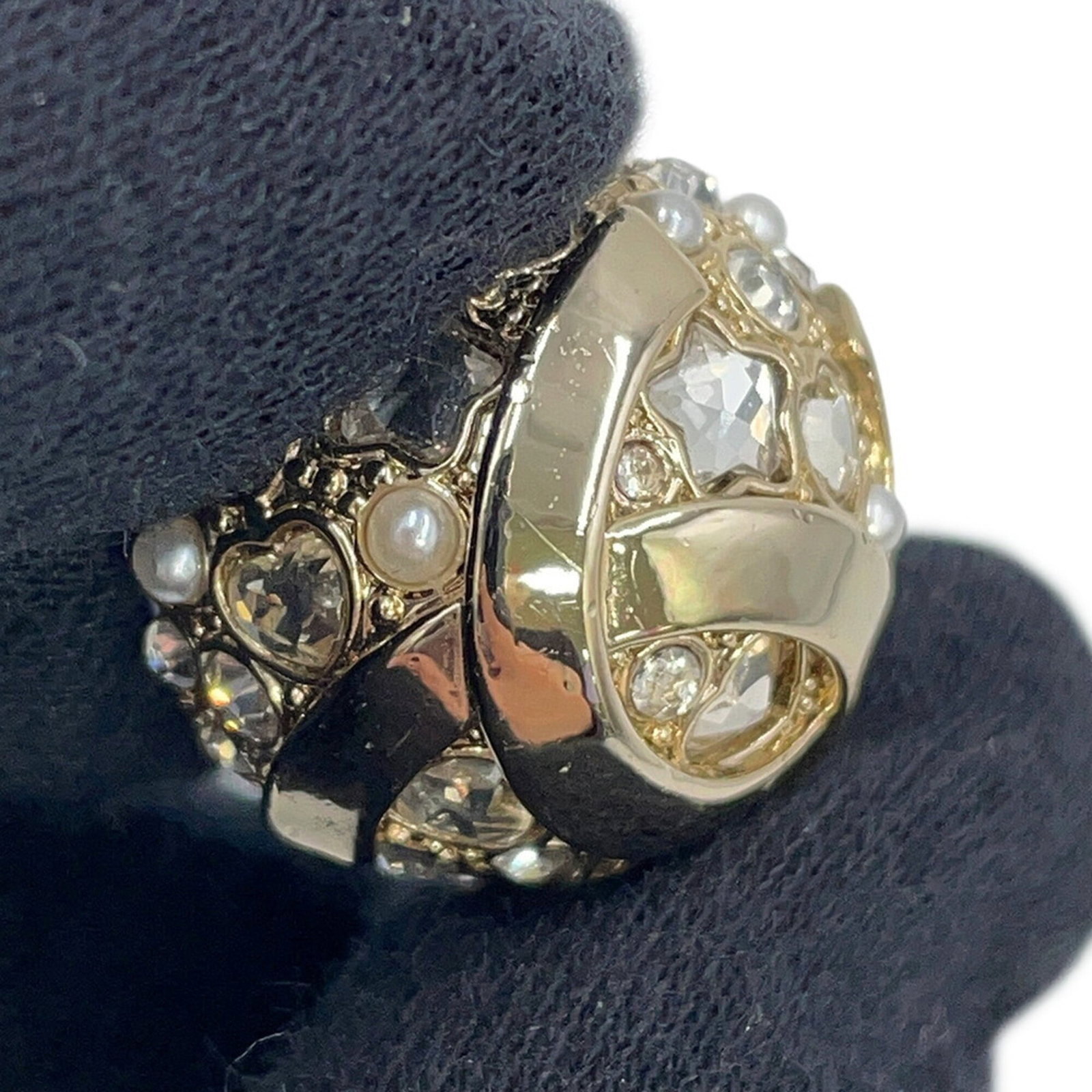 Chanel Stud Earrings Gold Plating - 6
