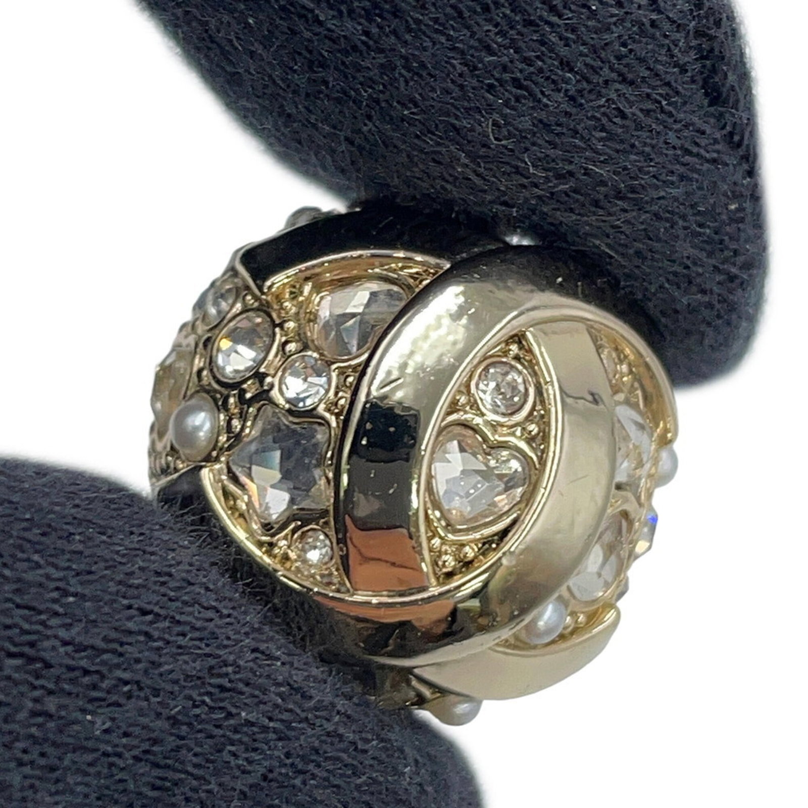 Chanel Stud Earrings Gold Plating - 7