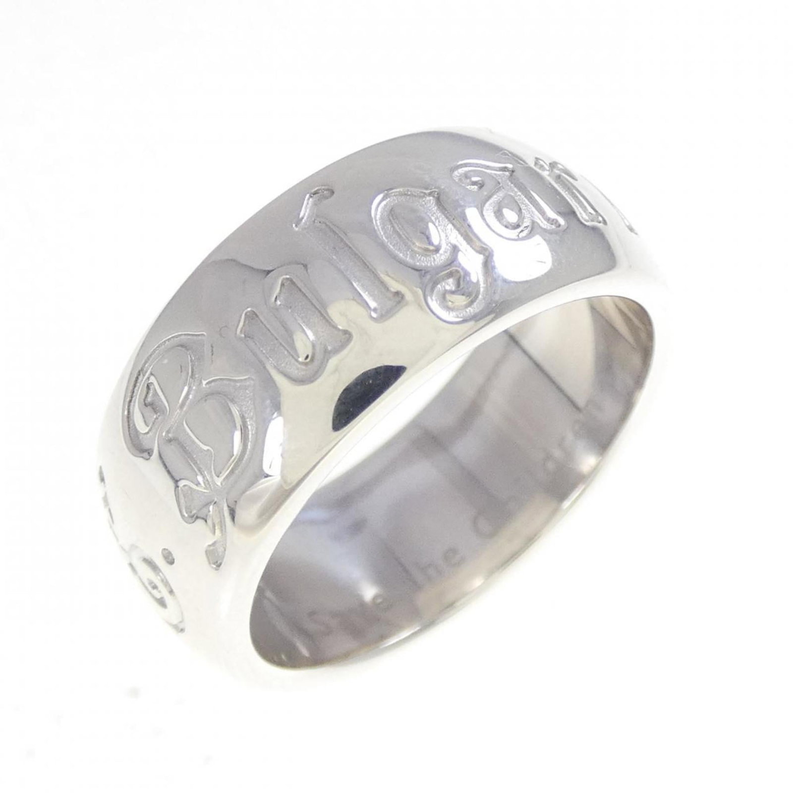 Band Ring by Bvlgari: Band Ring by Bvlgari Silver925 band ring by Bvlgari, featuring a sleek design with a width of 8mm and weighing 7.8g. This stylish piece is available in US size 7 and Japanese size 14, making it