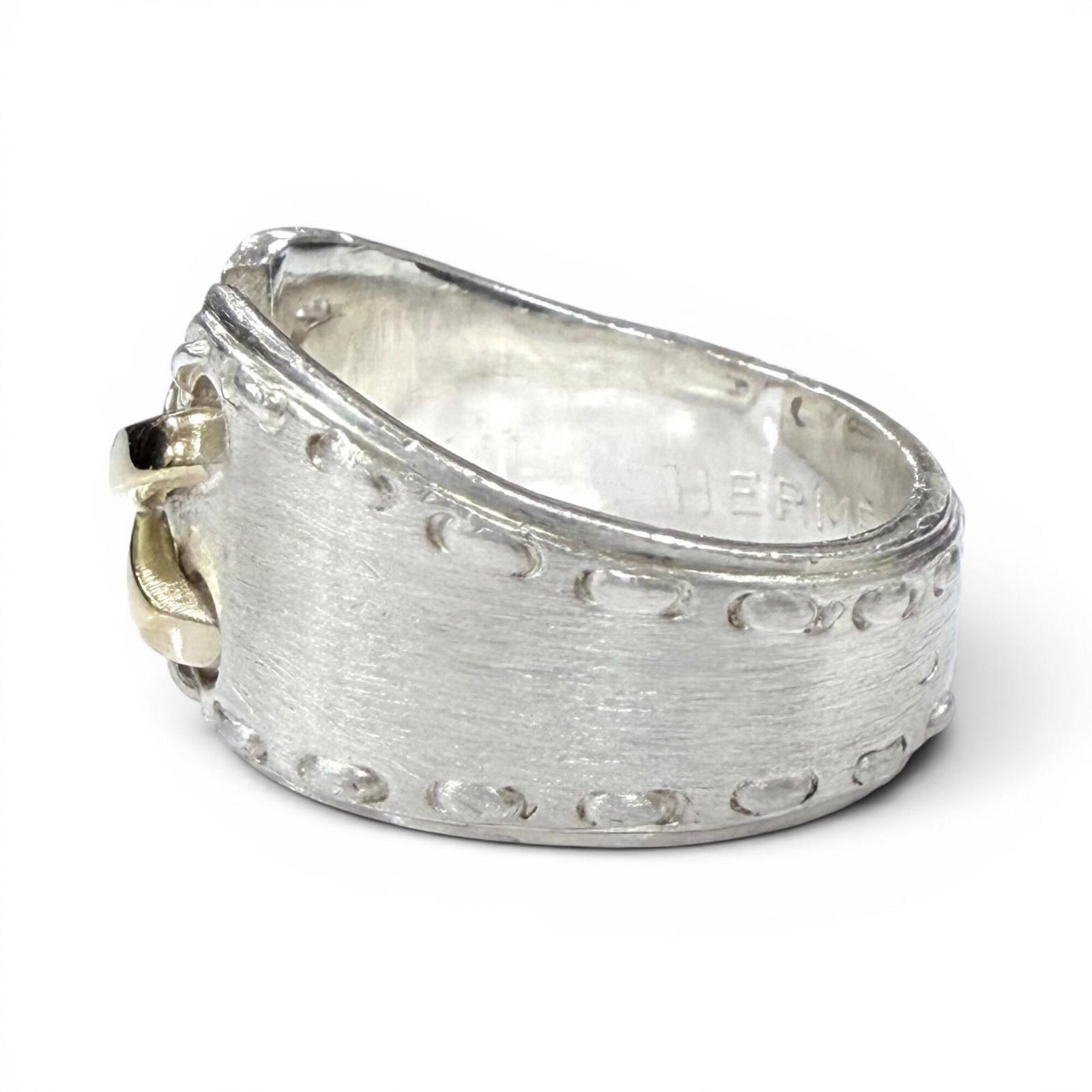 Silver Ring Band Hermes 925 - 2