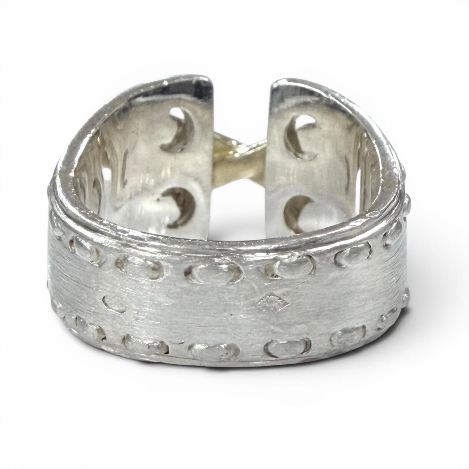 Silver Ring Band Hermes 925 - 3
