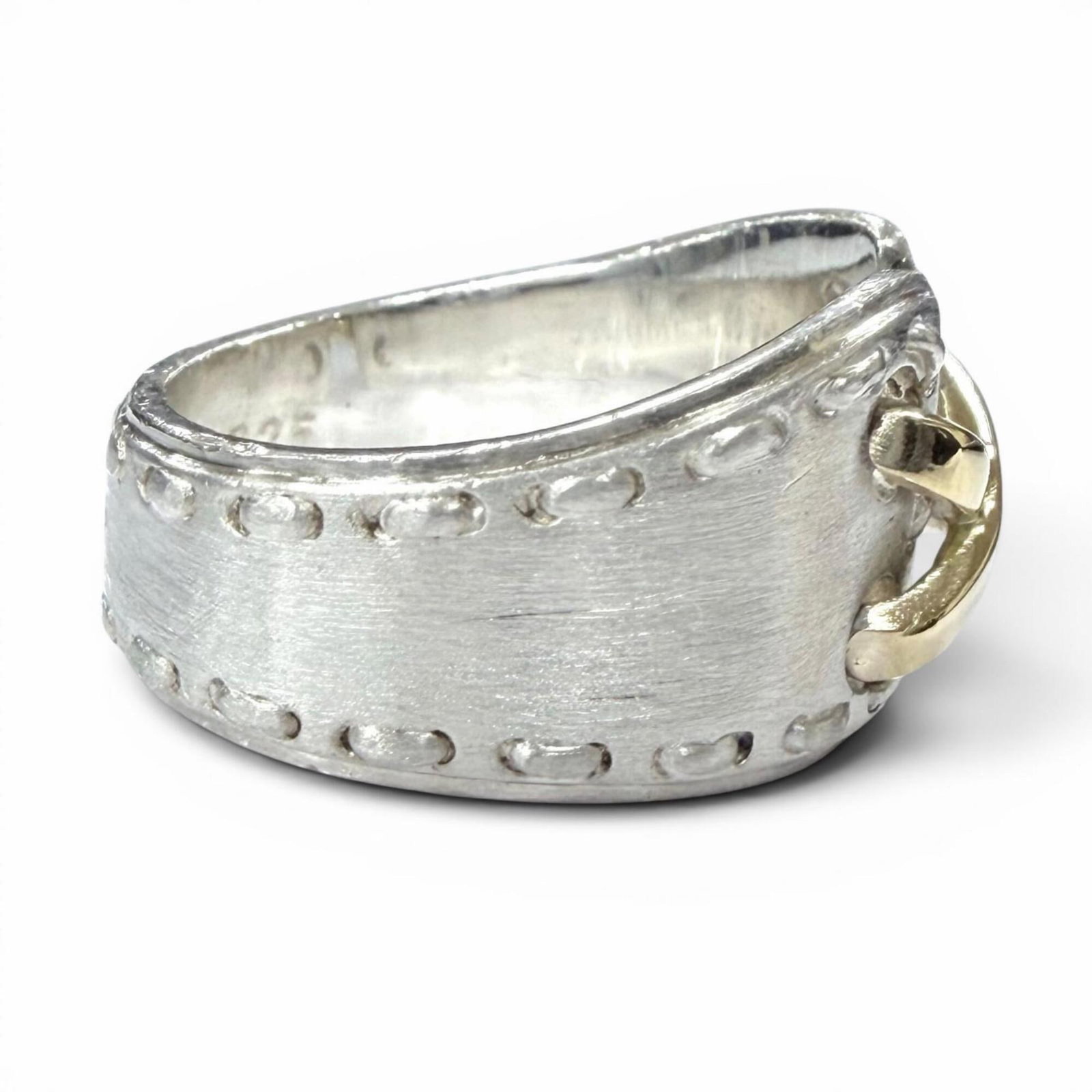 Silver Ring Band Hermes 925 - 4