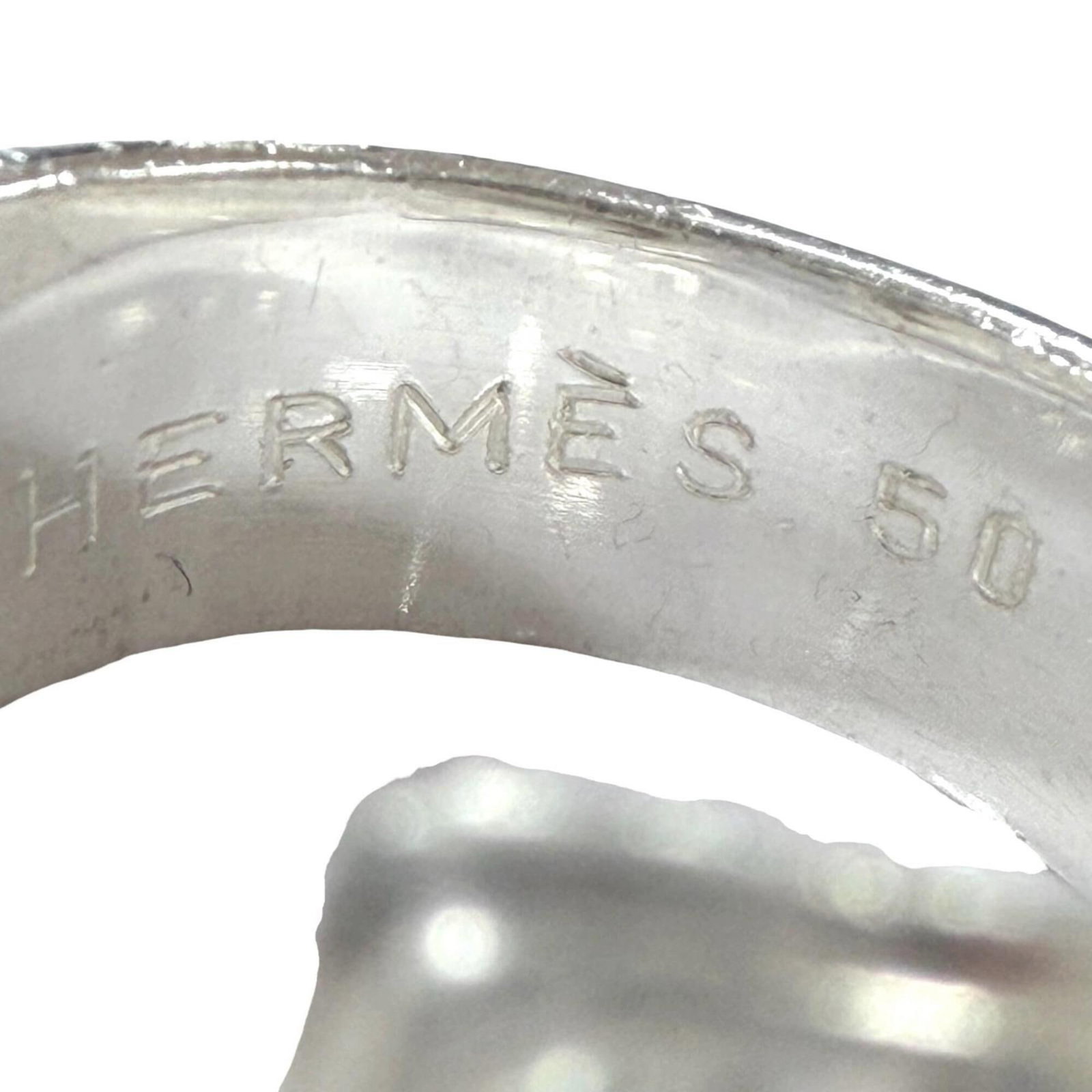 Silver Ring Band Hermes 925 - 6