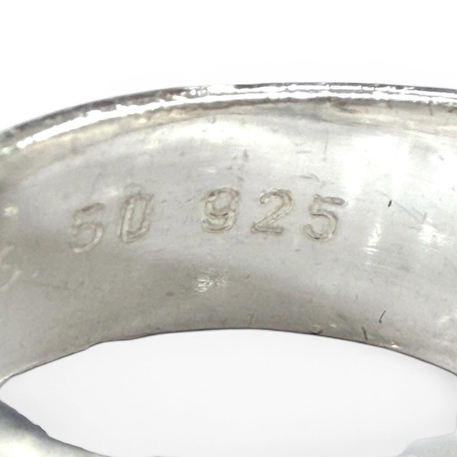 Silver Ring Band Hermes 925 - 7