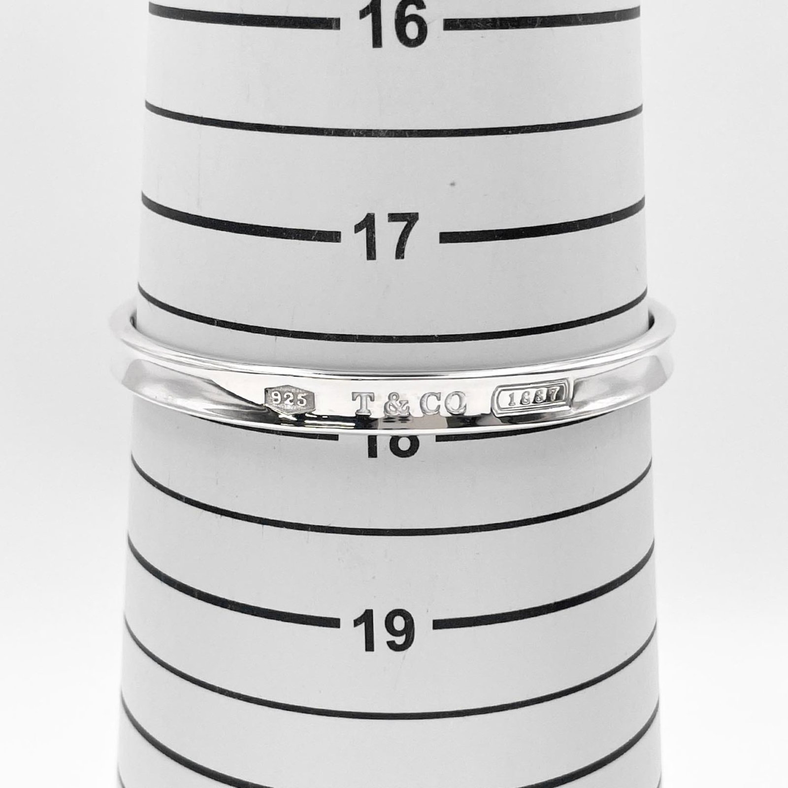 Silver Tiffany Bangle 925 - 6