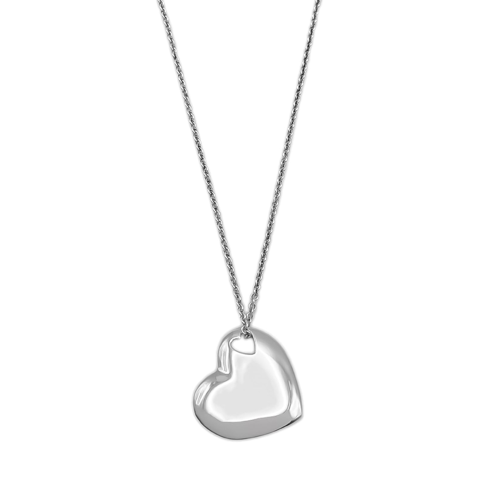 Sv925 Silver Women's Heart Necklace Pendant Tiffany & Co: Sv925 Silver Women's Heart Necklace Pendant Tiffany & Co Tiffany & Co's Sv925 Silver Women's Heart Necklace Pendant boasts a sleek design with a striking heart-shaped pendant, set in high-quality