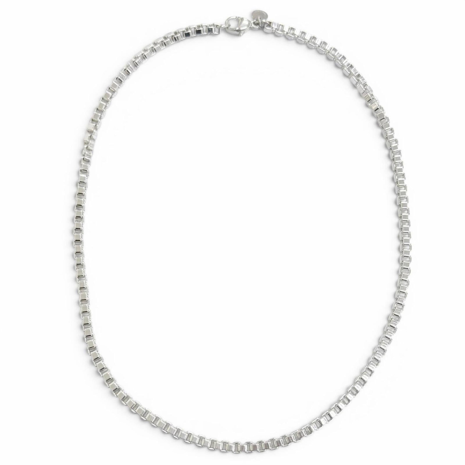 Tiffany&Co. Tiffany Venetian Necklace 925 Sterling Silver Weight 38.8G Women'S Highly Recommended!: Tiffany&Co. Tiffany Venetian Necklace 925 Sterling Silver Weight 38.8G Women'S Highly Recommended! Tiffany&Co. Tiffany Venetian Necklace is crafted from 925 sterling silver, weighing 38.8G. The