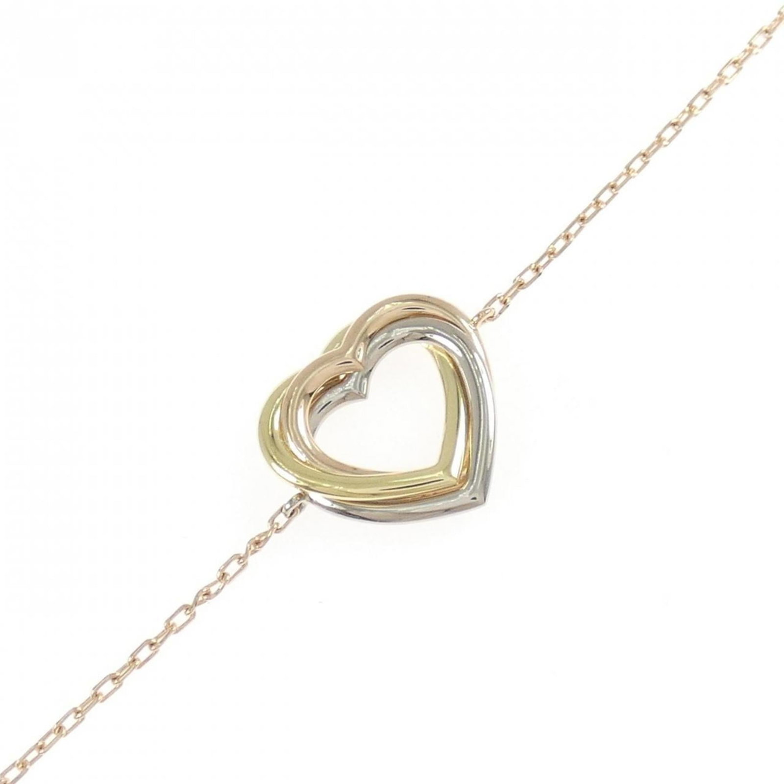Cartier Charm Bracelet Pink Gold (18K) White Gold (18K) Yellow Gold (18K): Cartier Charm Bracelet Pink Gold (18K) White Gold (18K) Yellow Gold (18K) Cartier Charm Bracelet in 18K Pink, White, and Yellow Gold. This elegant charm bracelet features a mix of pink gold, white
