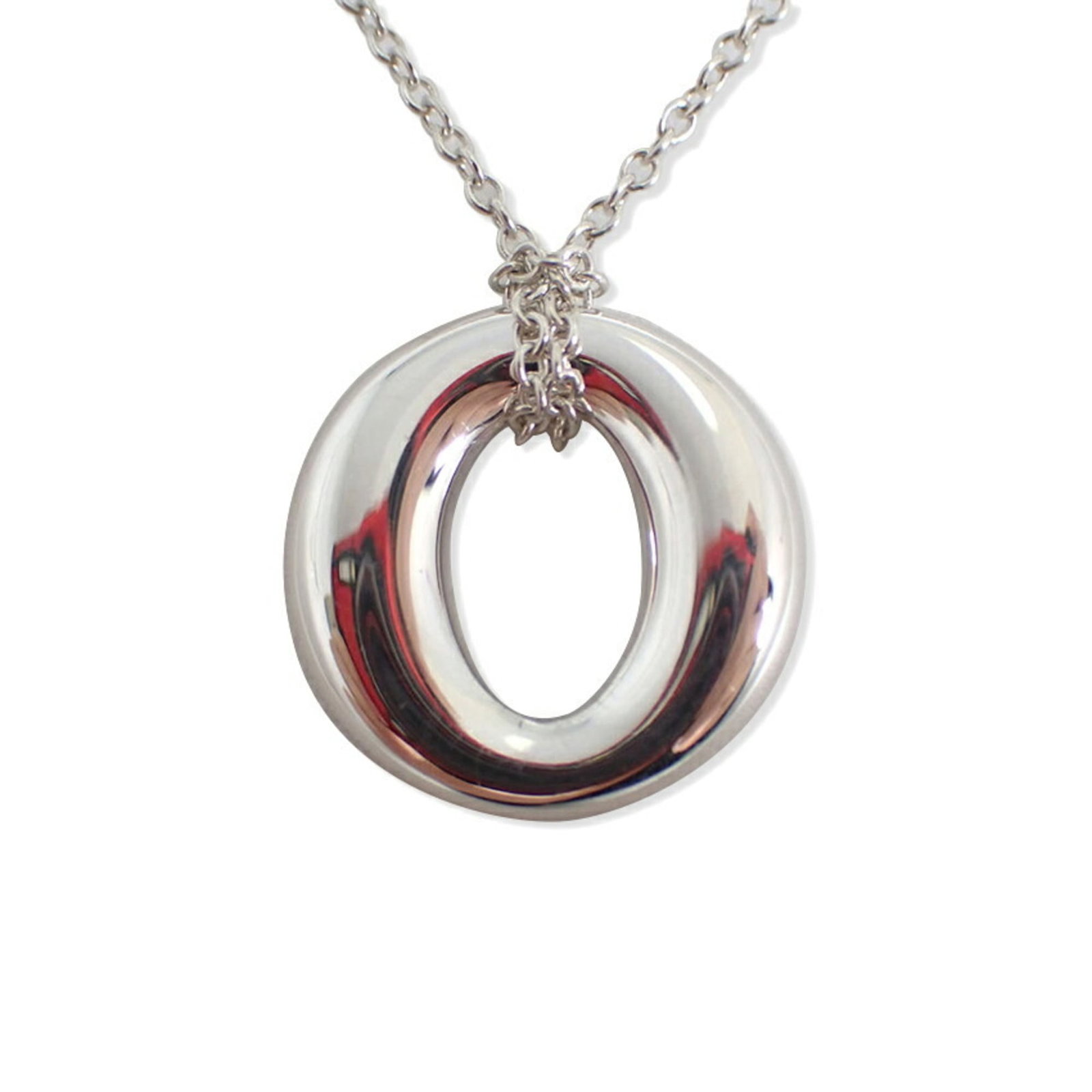 Tiffany & Co. 925 Sebiana Pendant Necklace: Tiffany & Co. 925 Sebiana Pendant Necklace Sterling silver 925 Sebiana Pendant Necklace, featuring a 14mm x 14mm pendant with a 40.5 cm / 15.94'' adjustable neck circumference, crafted by Tiffany & Co
