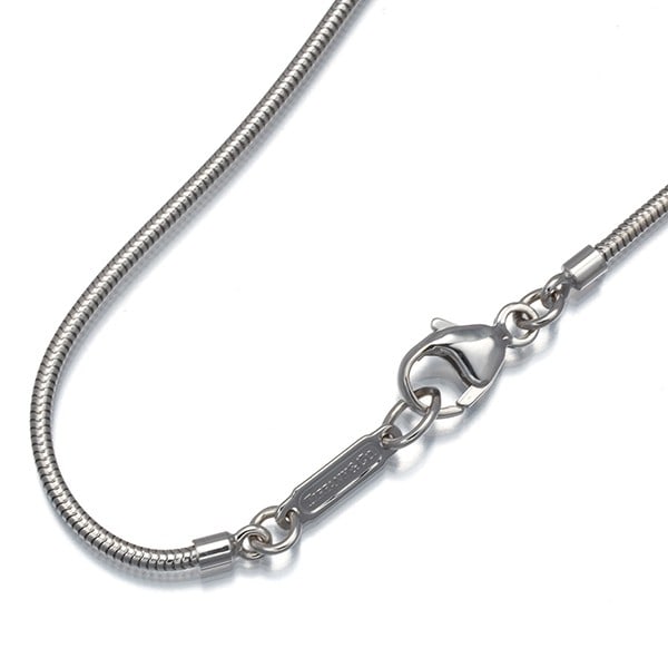 Tiffany&Co. Chain Necklace Snake 51Cm 18K 750 White Gold: Tiffany&Co. Chain Necklace Snake 51Cm 18K 750 White Gold Tiffany&Co.'s Chain Necklace stands out with its elegant design and premium materials. Crafted from 18k white gold, this stunning chain