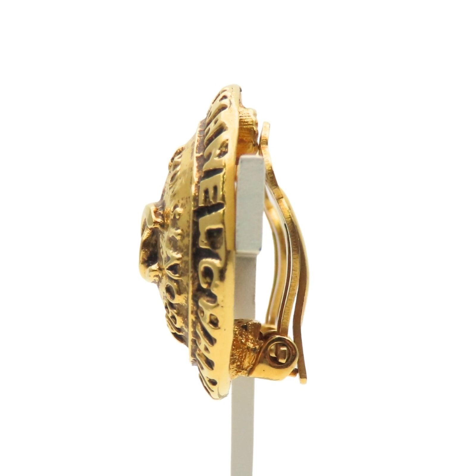 Metal clip earrings by Chanel - 4