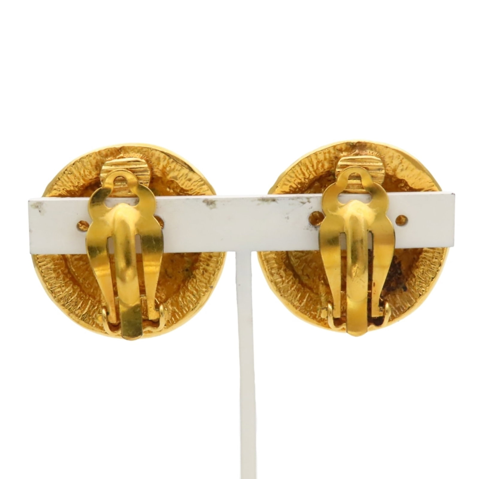 Metal clip earrings by Chanel - 5