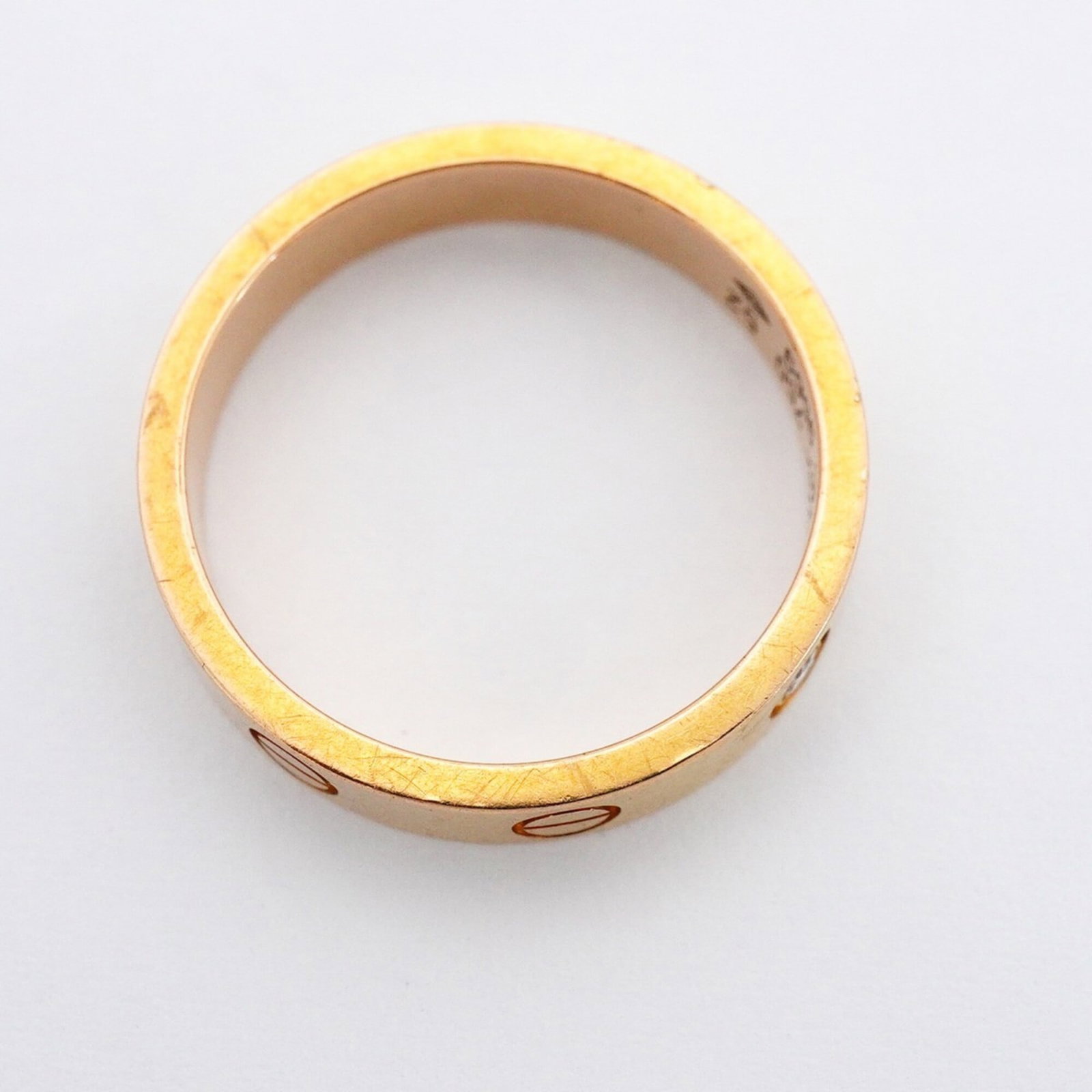 Pink Gold Ring Band Cartier - 7