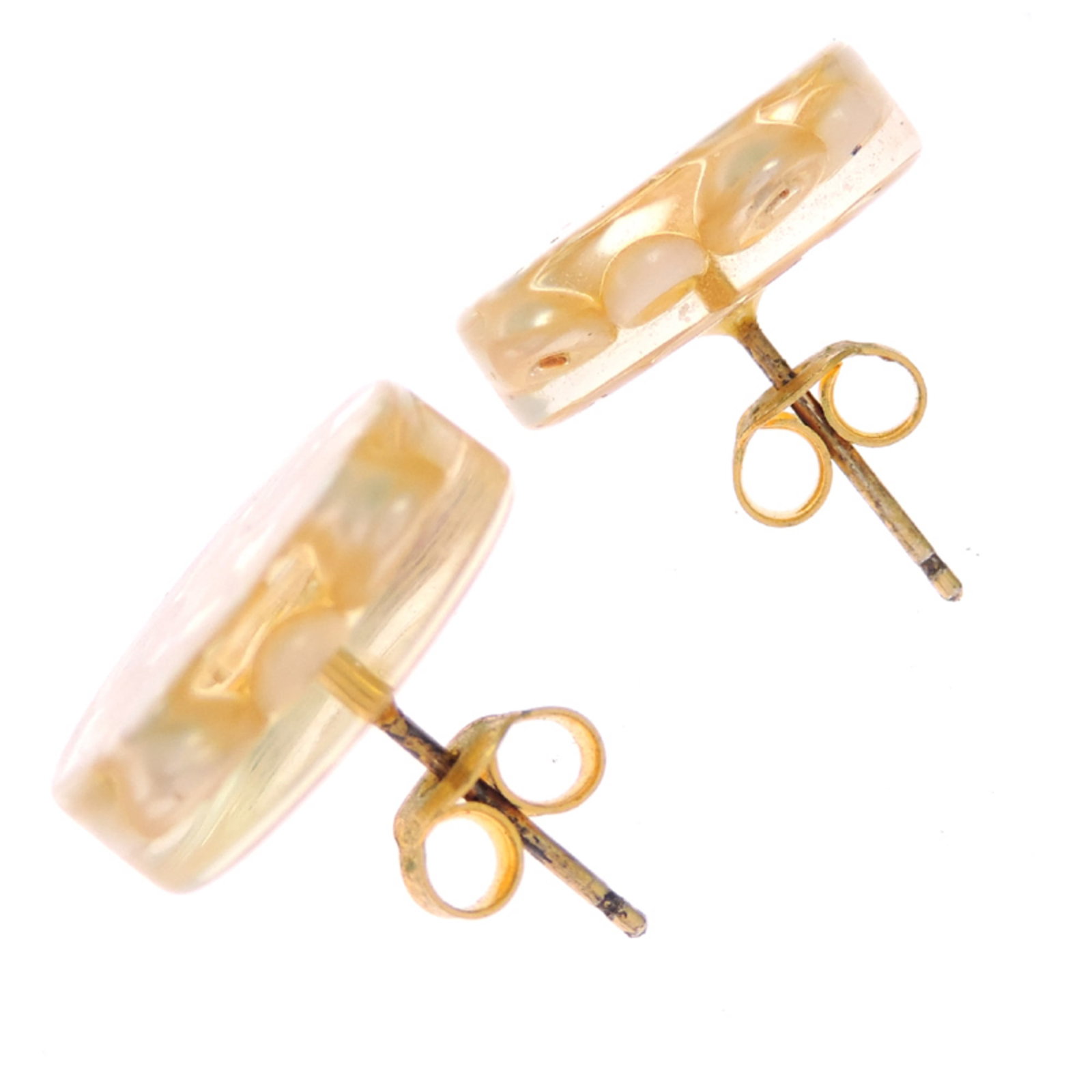 Chanel Stud Earrings Gold Plating - 3