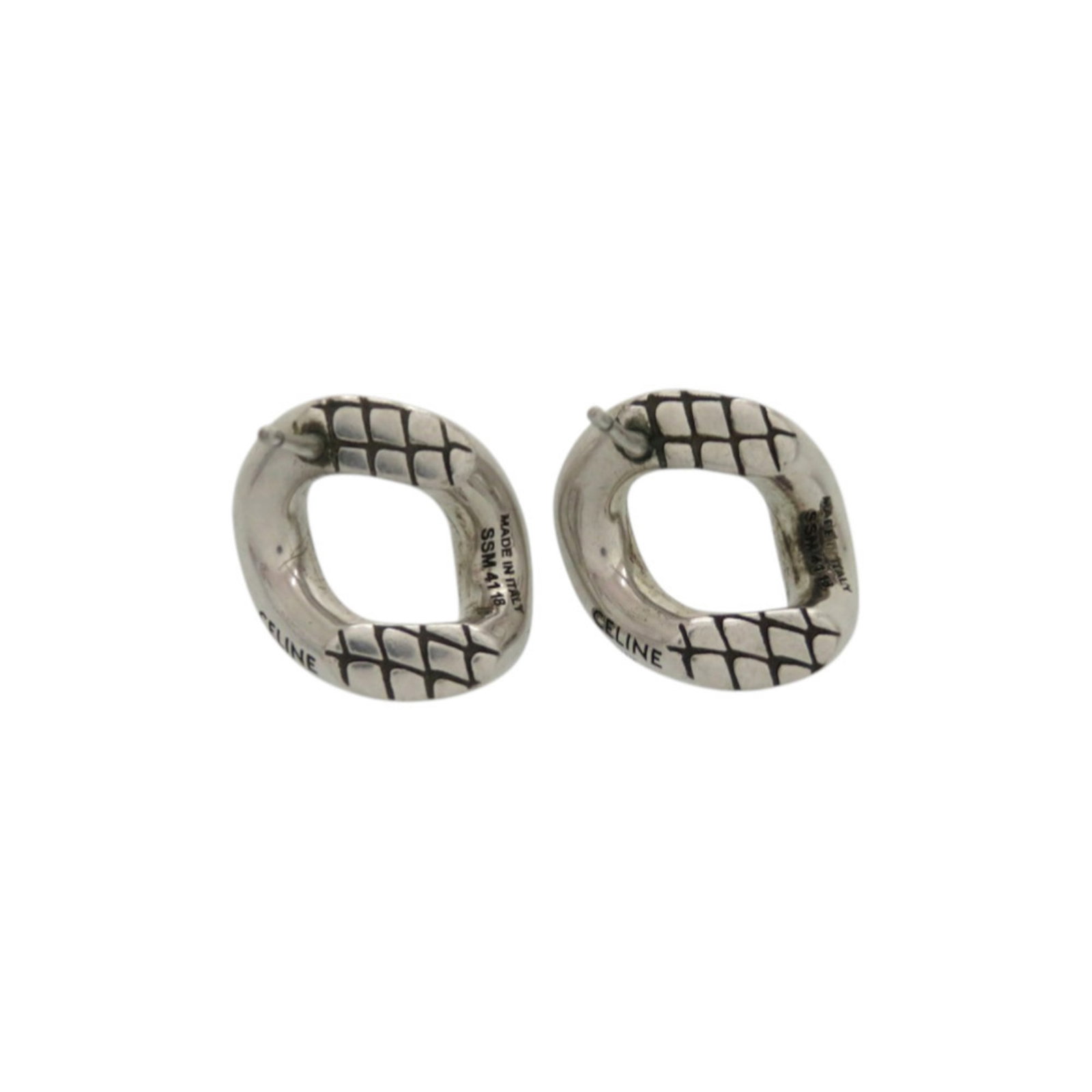 Celine Metal Stud Earrings - 3
