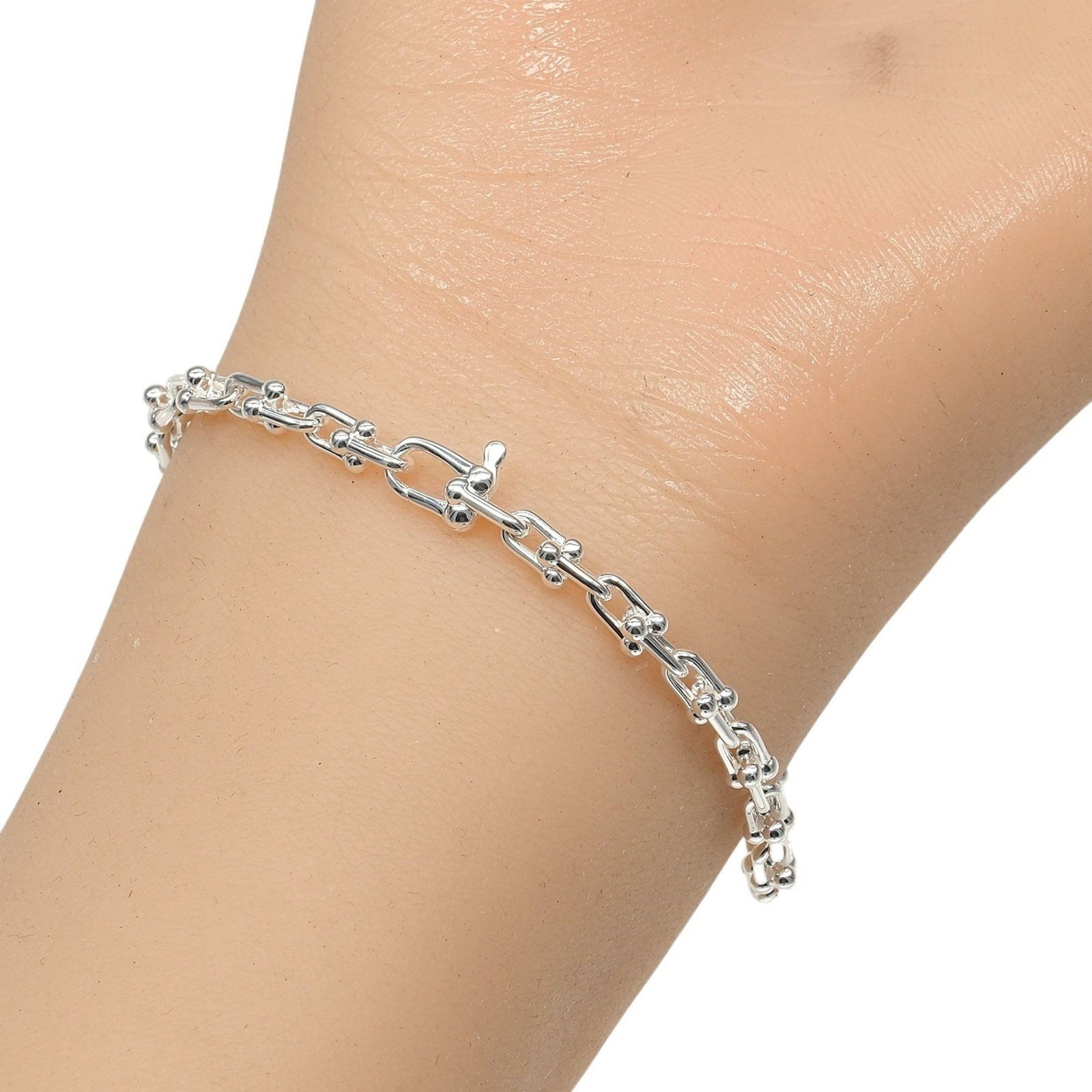 Silver link bracelet Tiffany - 3