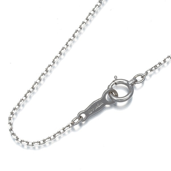 Chain Necklace 40cm 585 14k White Gold: Chain Necklace 40cm 585 14k White Gold Chain Necklace in 14k White Gold, measuring 40cm in length. This elegant chain features a width of 1.1mm and a clasp width of 3.4mm, crafted from high-quality