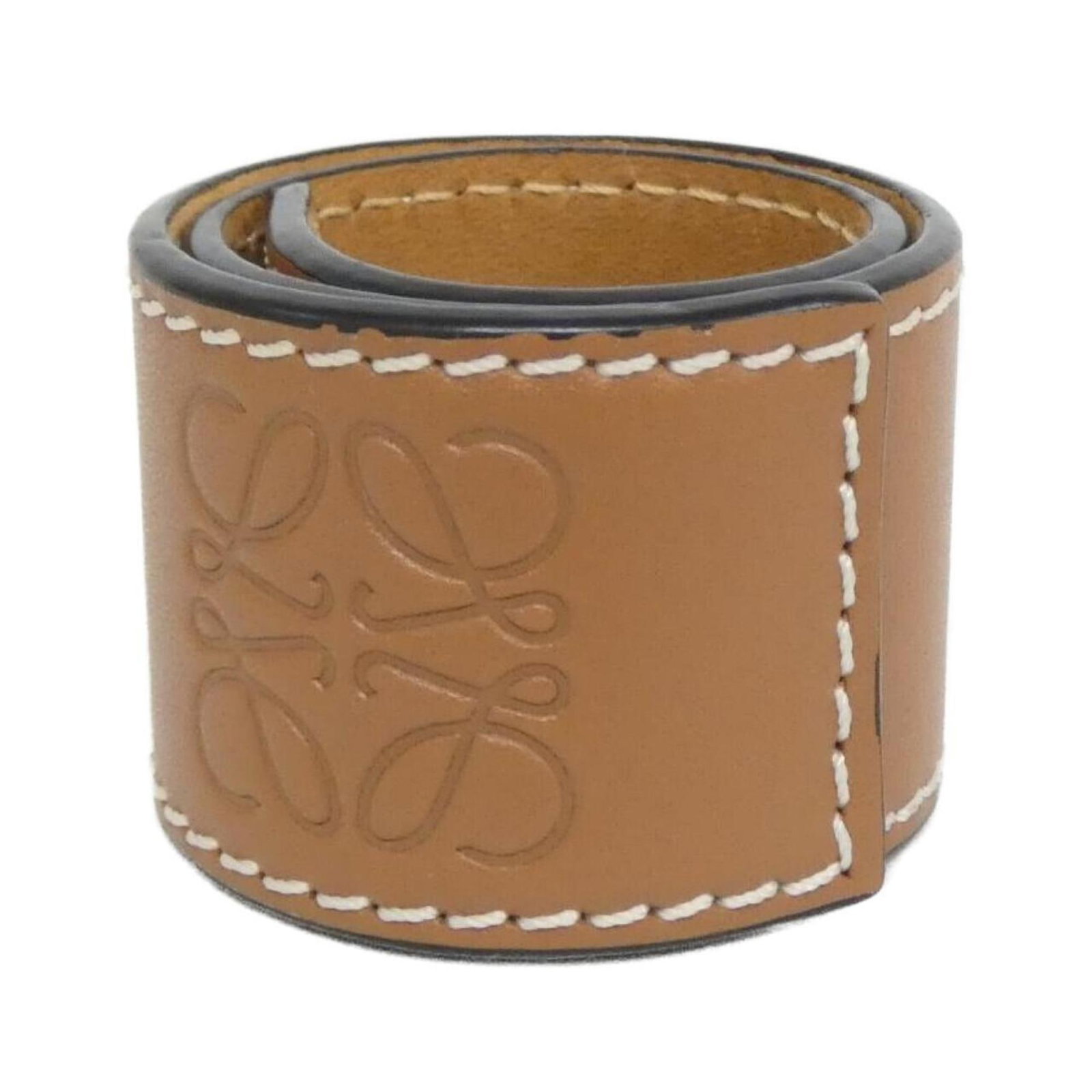 Charm Bracelet Leather by Loewe: Charm Bracelet Leather by Loewe Charm bracelet by Loewe, crafted from rich brown calfskin leather. This elegant piece features a classic design with a length of 30cm / 11.81''. Comes in its original