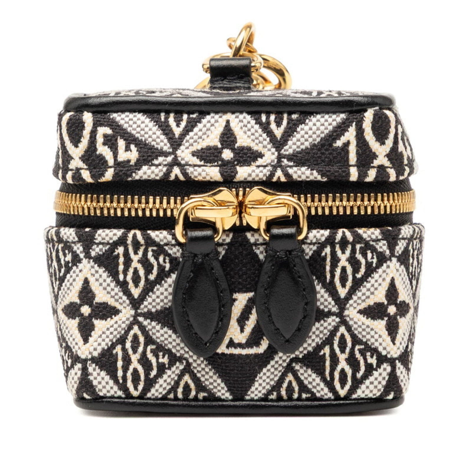 Louis Vuitton Handbag Charm Canvas: Louis Vuitton Handbag Charm Canvas Canvas charm from Louis Vuitton, featuring a black and multi-color design. Made from canvas material, this small accessory measures 60mm x 65mm in size. It bears a
