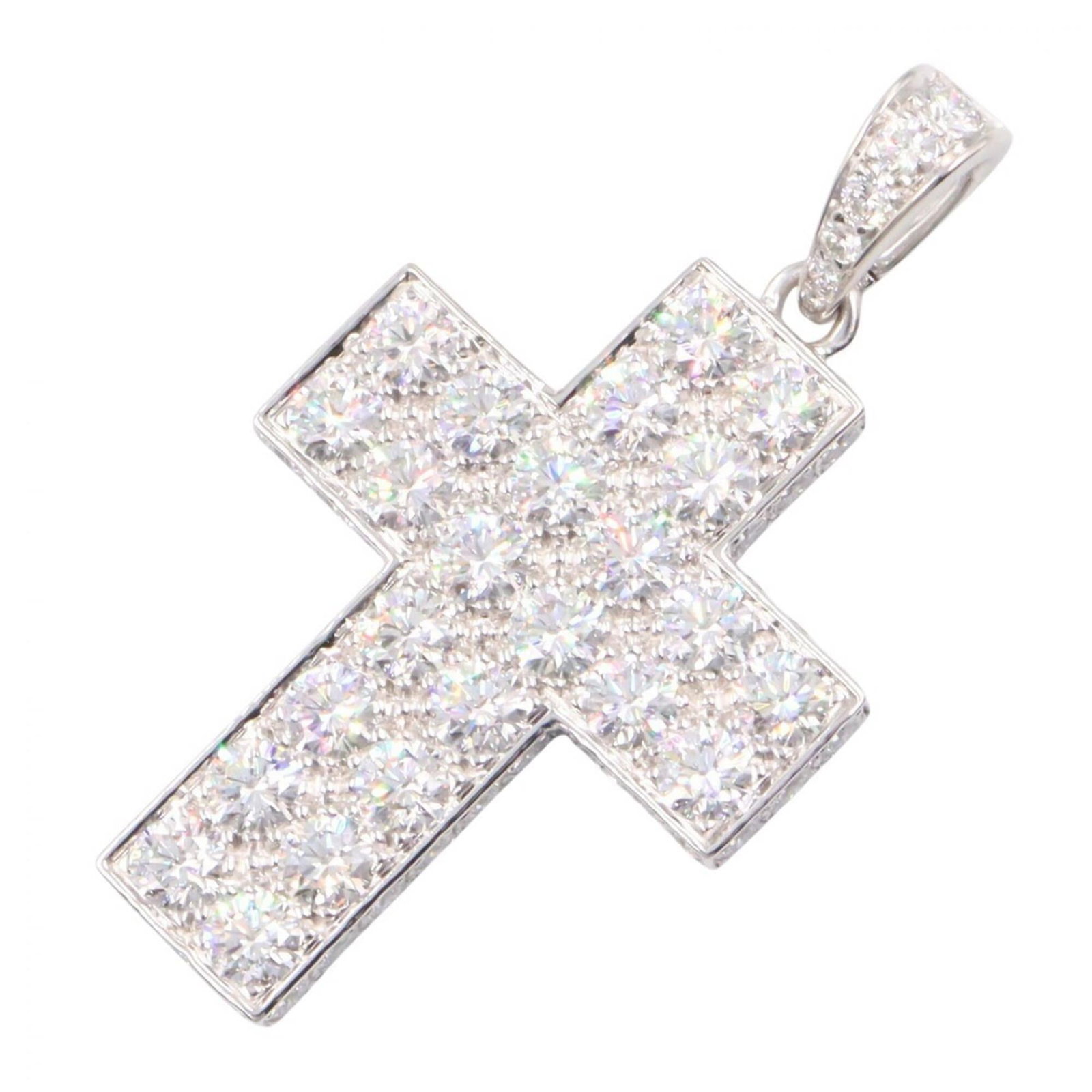 Cartier Secret Devotion Diamond Pendant Top 18K White Gold (18Kwg) Silver Clear Women'S Jewelry: Cartier Secret Devotion Diamond Pendant Top 18K White Gold (18Kwg) Silver Clear Women'S Jewelry Cartier's Secret Devotion Diamond Pendant boasts an impressive 41mm x 23mm size, making it a statement p