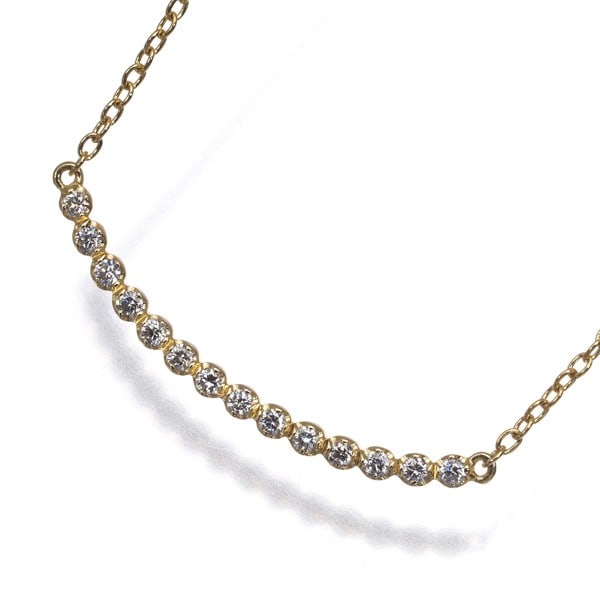 Ahkah Necklace Diamond 0.10Ct Believe You 18K 750 Yellow Gold: Ahkah Necklace Diamond 0.10Ct Believe You 18K 750 Yellow Gold The Ahkah Necklace Diamond 0.10Ct Believe You 18K 750 Yellow Gold features a natural diamond pendant set in 18k yellow gold, creating a