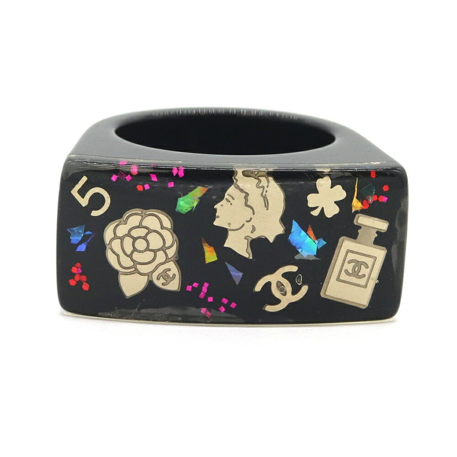 Ring resin band Chanel (1 of 6)