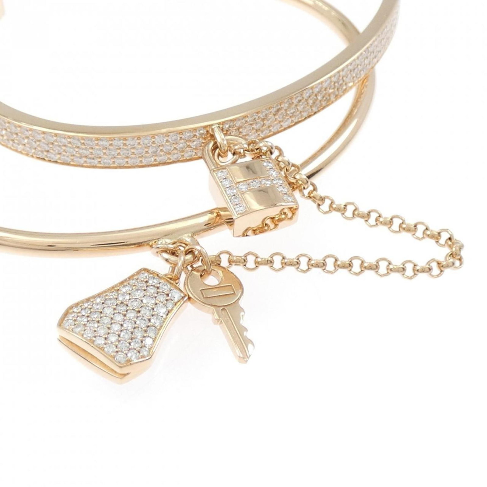 Pink Gold Bangle Hermes - 2