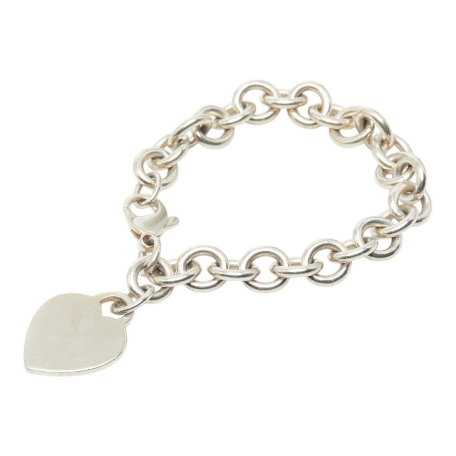 Charm bracelet silver 925: Charm bracelet silver 925 Silver 925 Charm Bracelet from Tiffany's Return To Tiffany Line. This elegant charm bracelet features a silver 925 material, measuring 16.5cm in length and 1cm in width, with