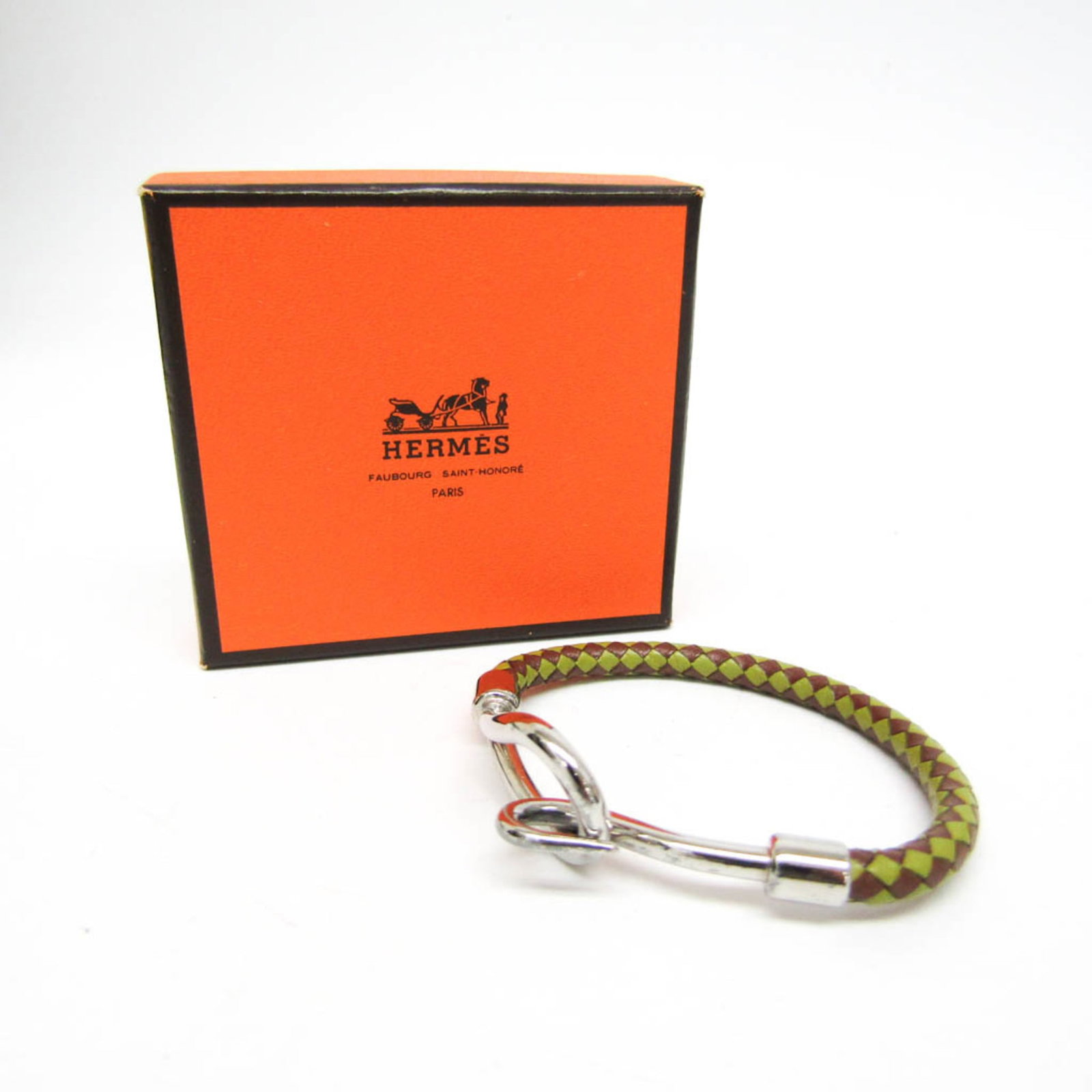 Leather metal bangle hermes - 10