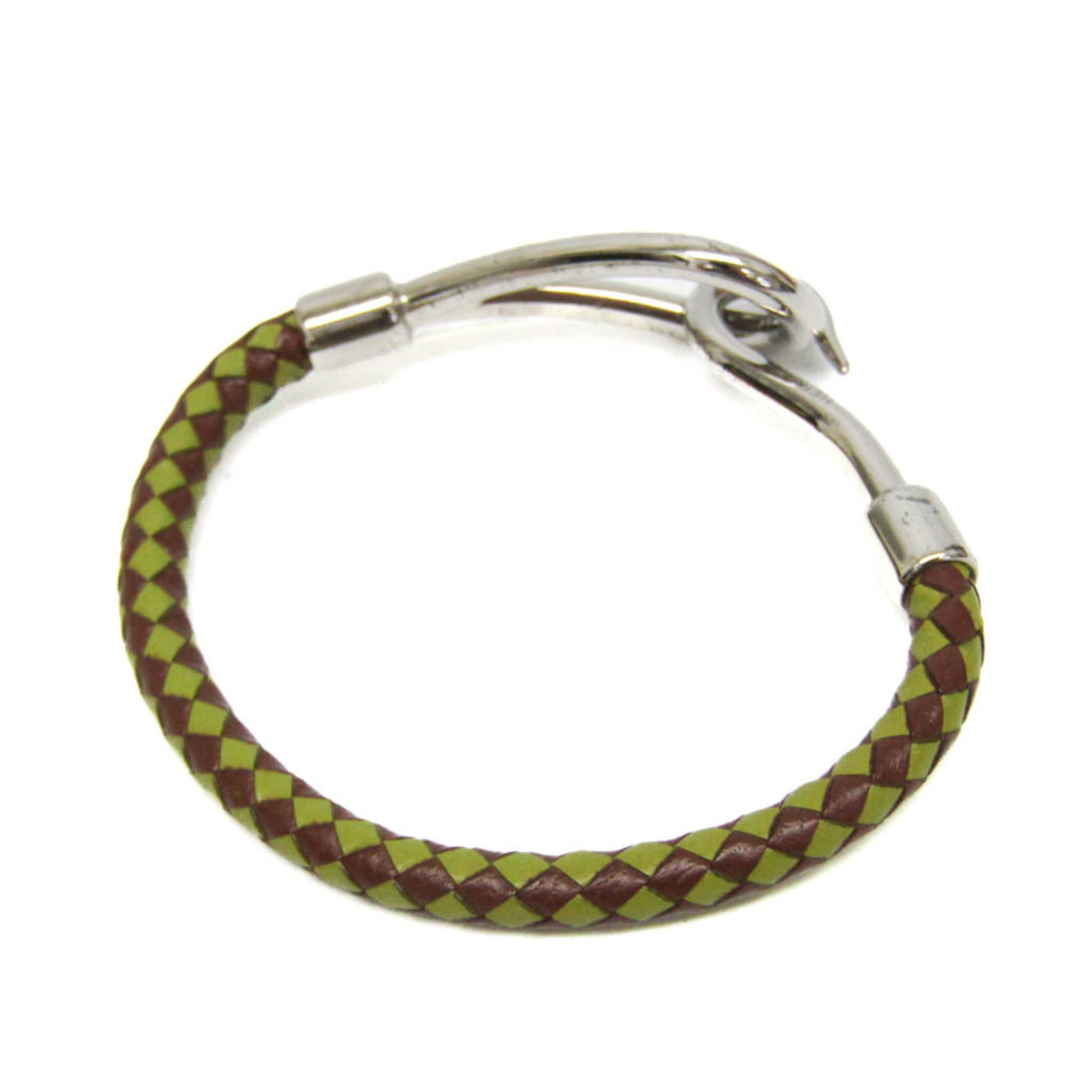 Leather metal bangle hermes - 2