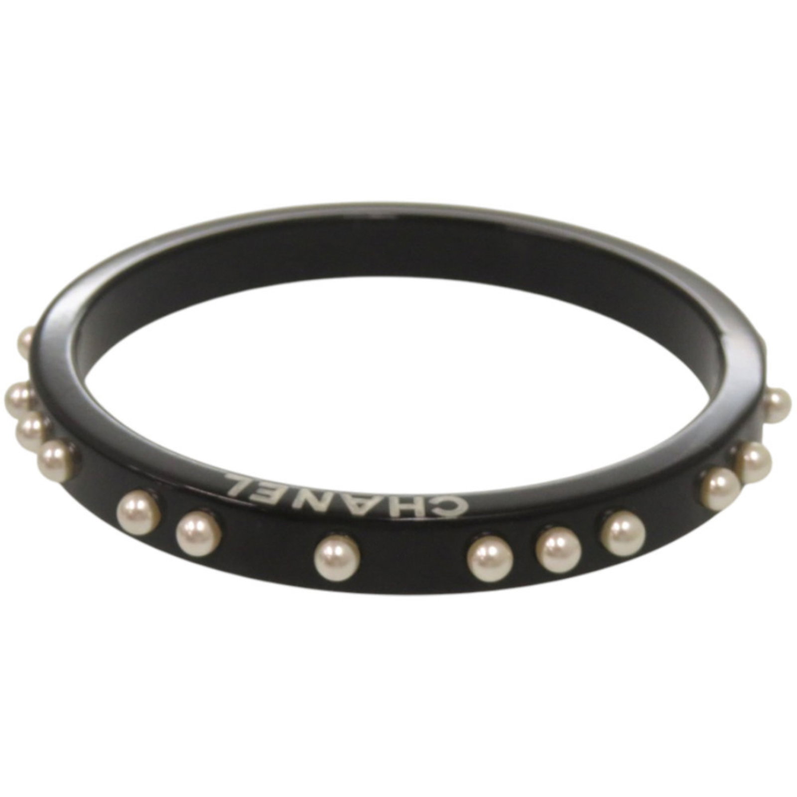 Artificial Pearl Plastic Bangle Chanel - 4