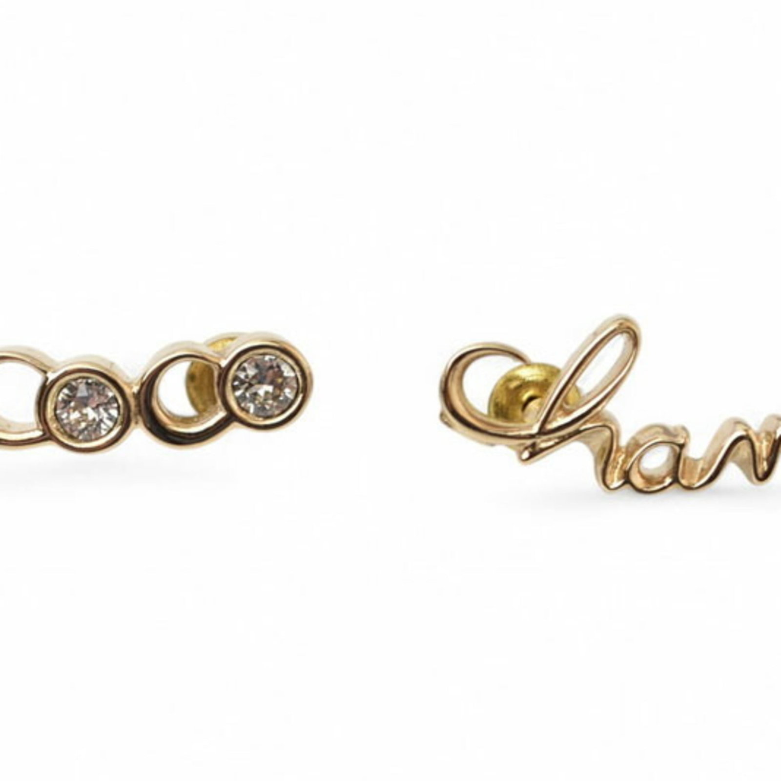 Chanel Stud Earrings Gold Plating - 2